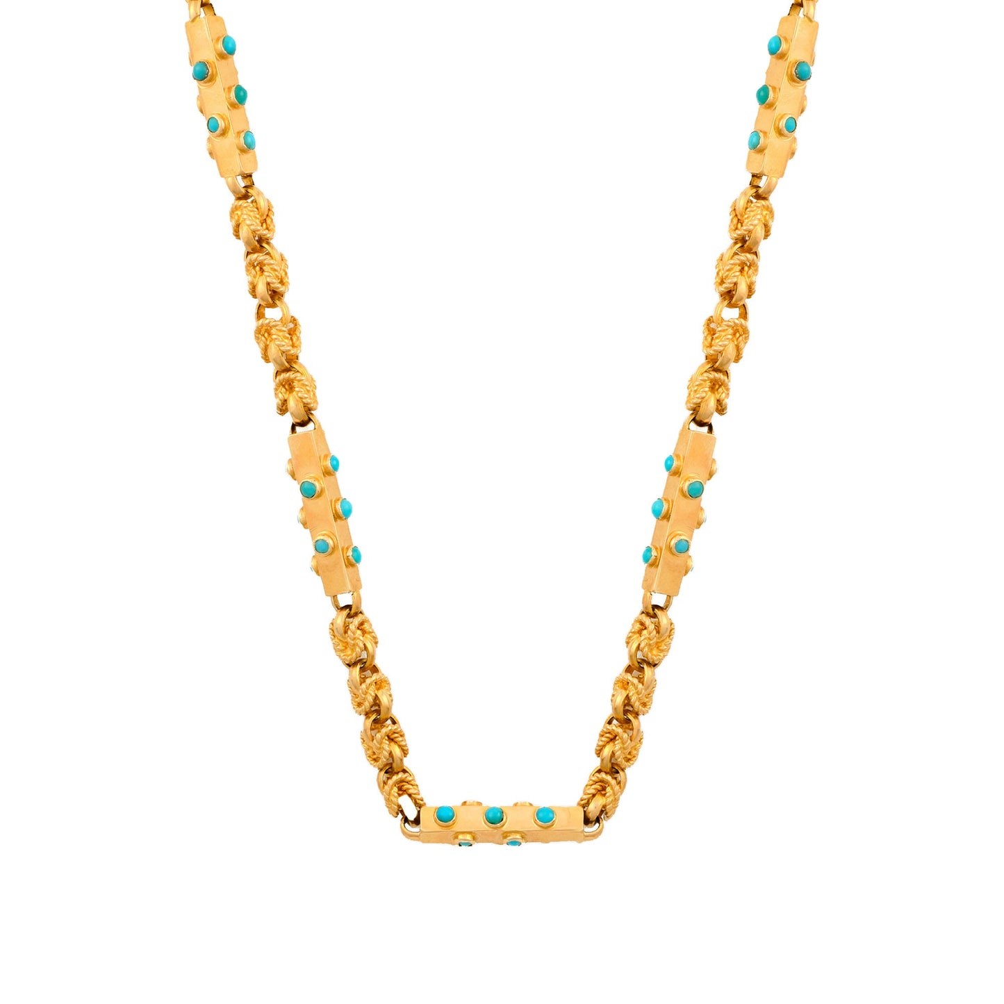 Vintage Sautoir with Turquoise