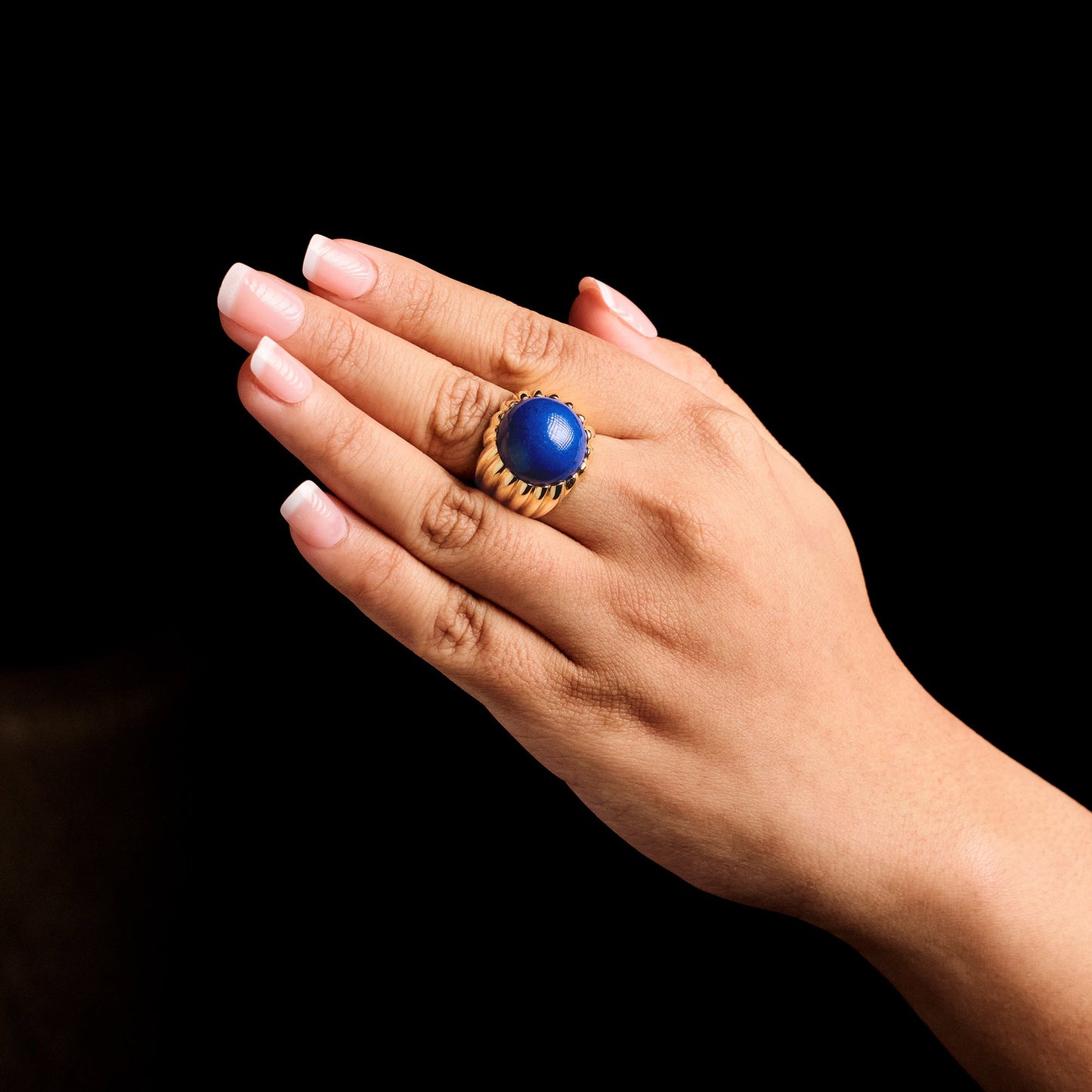 Vintage French Lapis Lazuli Ring