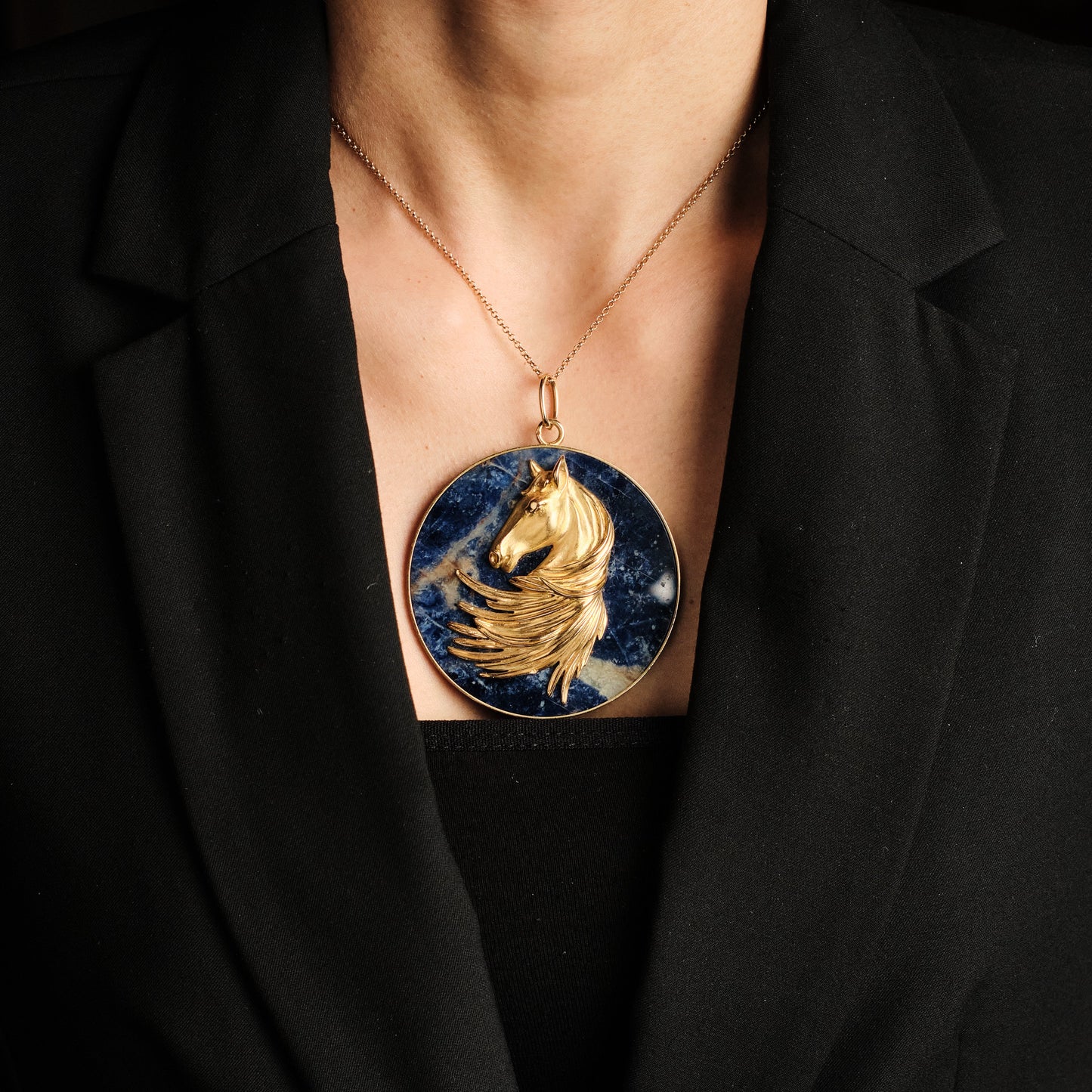 Vintage Horse Head Pendant