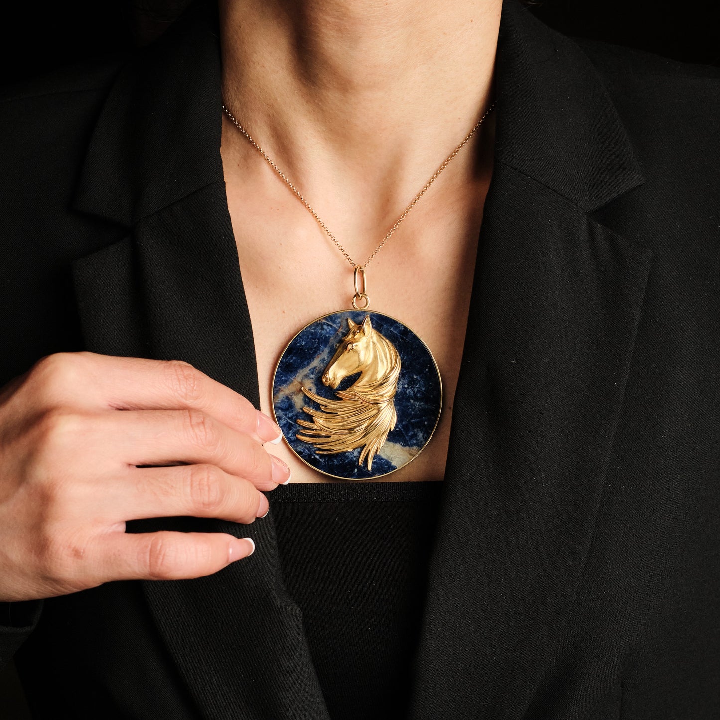 Vintage Horse Head Pendant