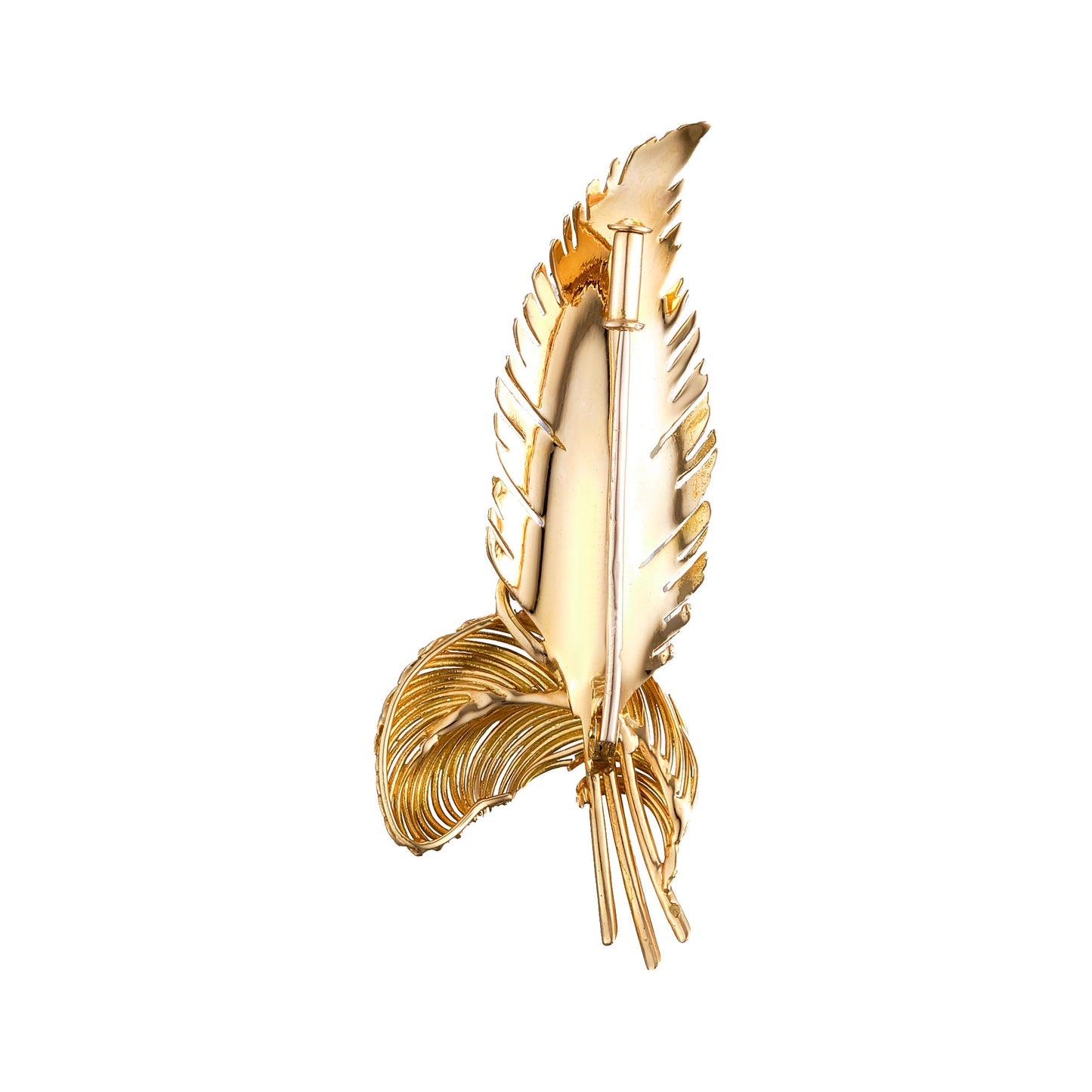 Vintage Feather Brooch