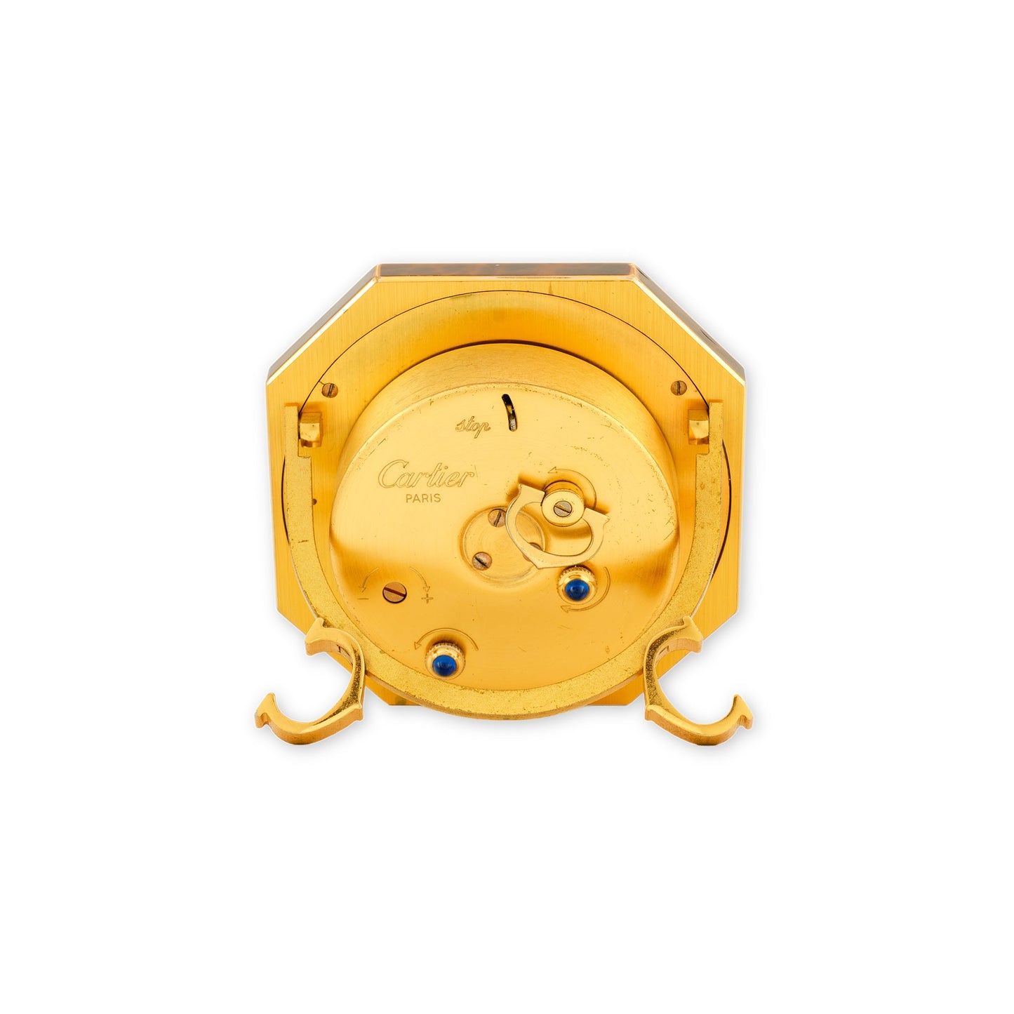 Cartier Mechanical Alarm Travel Clock