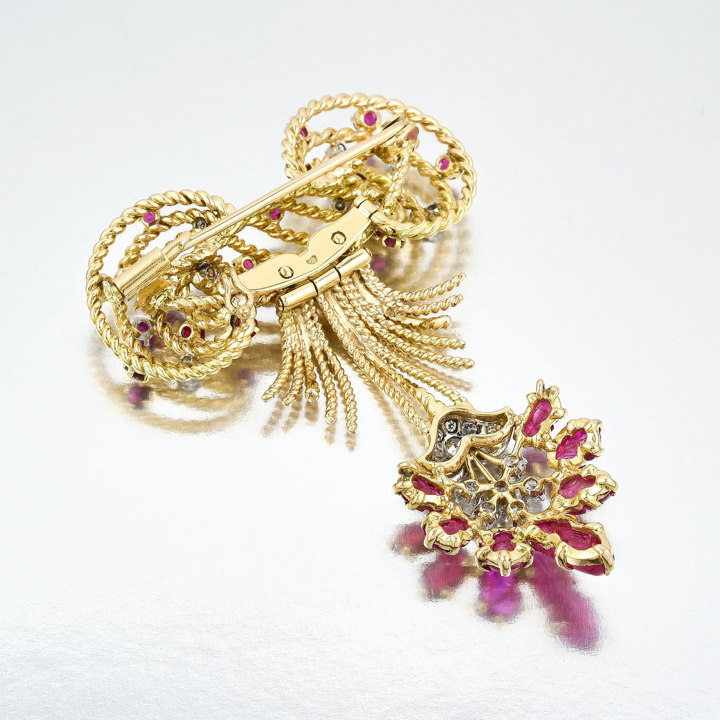 Vintage French Bow Brooch