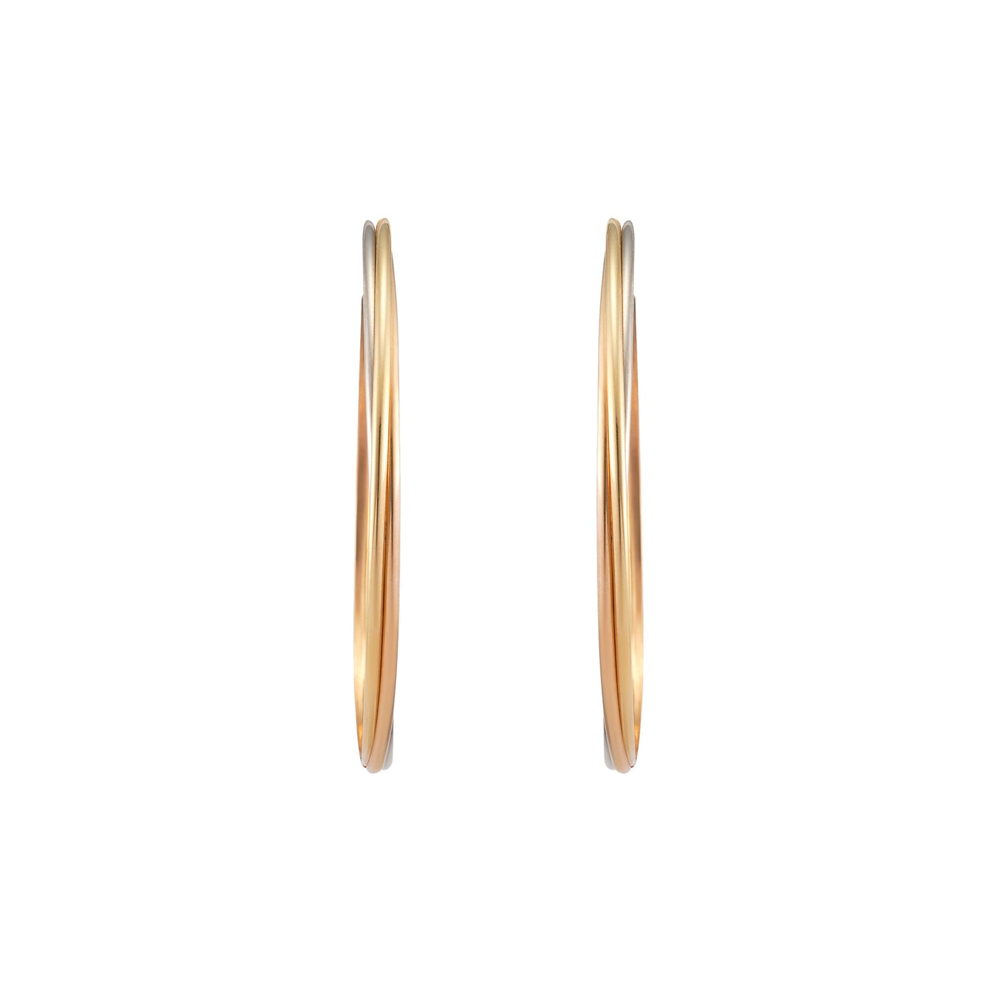 Cartier Trinity Hoop Earrings