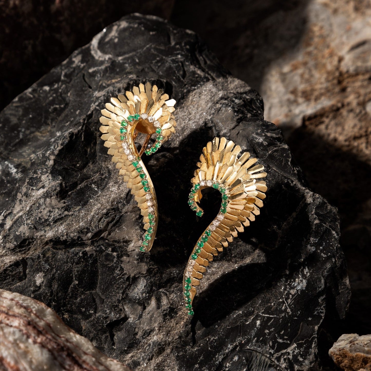 Vintage Feather Earrings