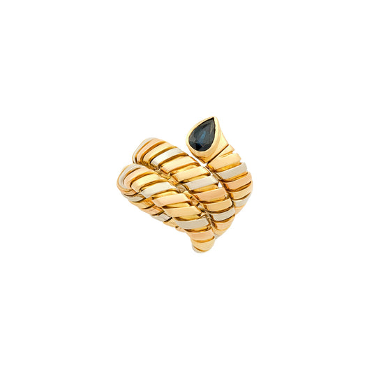 Bvlgari Tubogas Serpenti Sapphire Ring