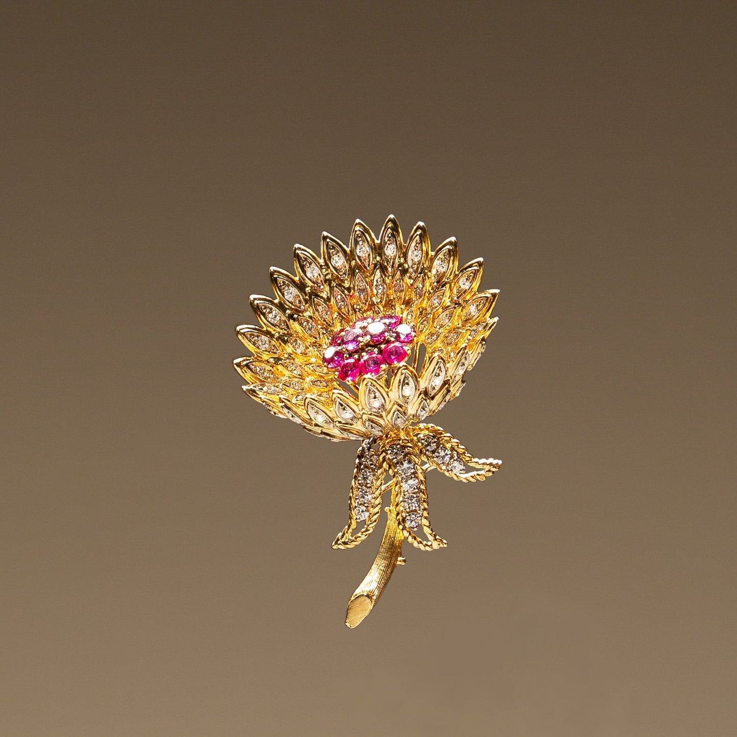 Vintage Flower Brooch