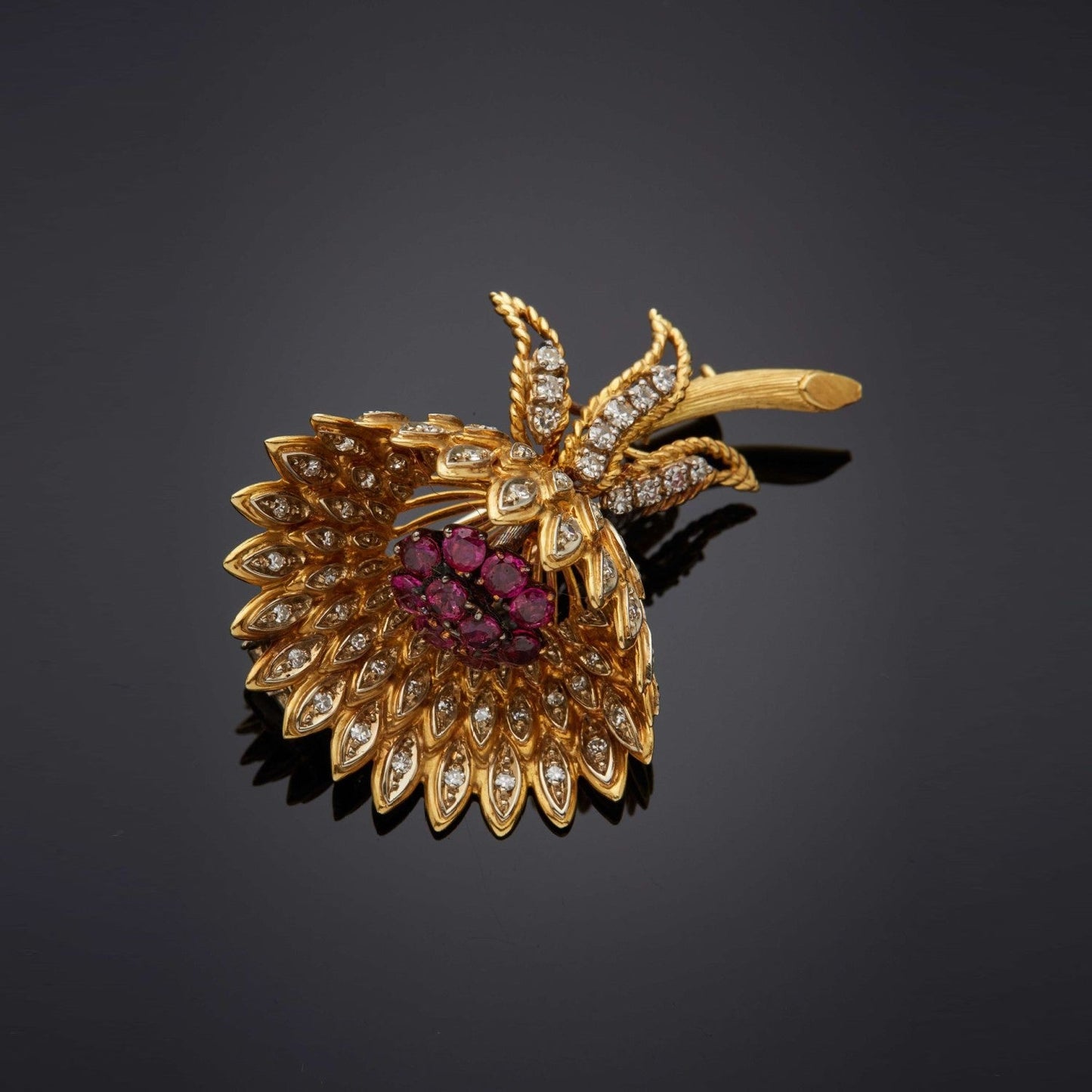 Vintage Flower Brooch