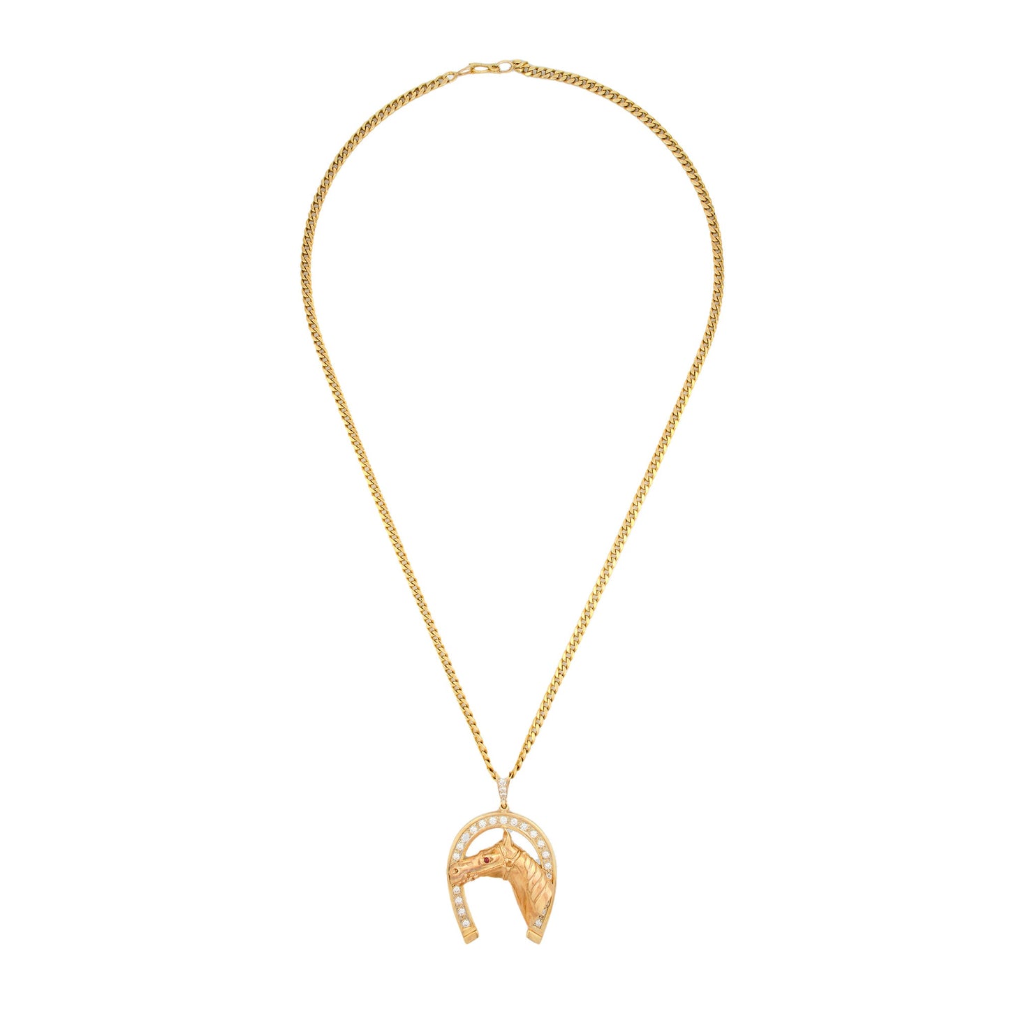 Vintage Equestrian Pendant