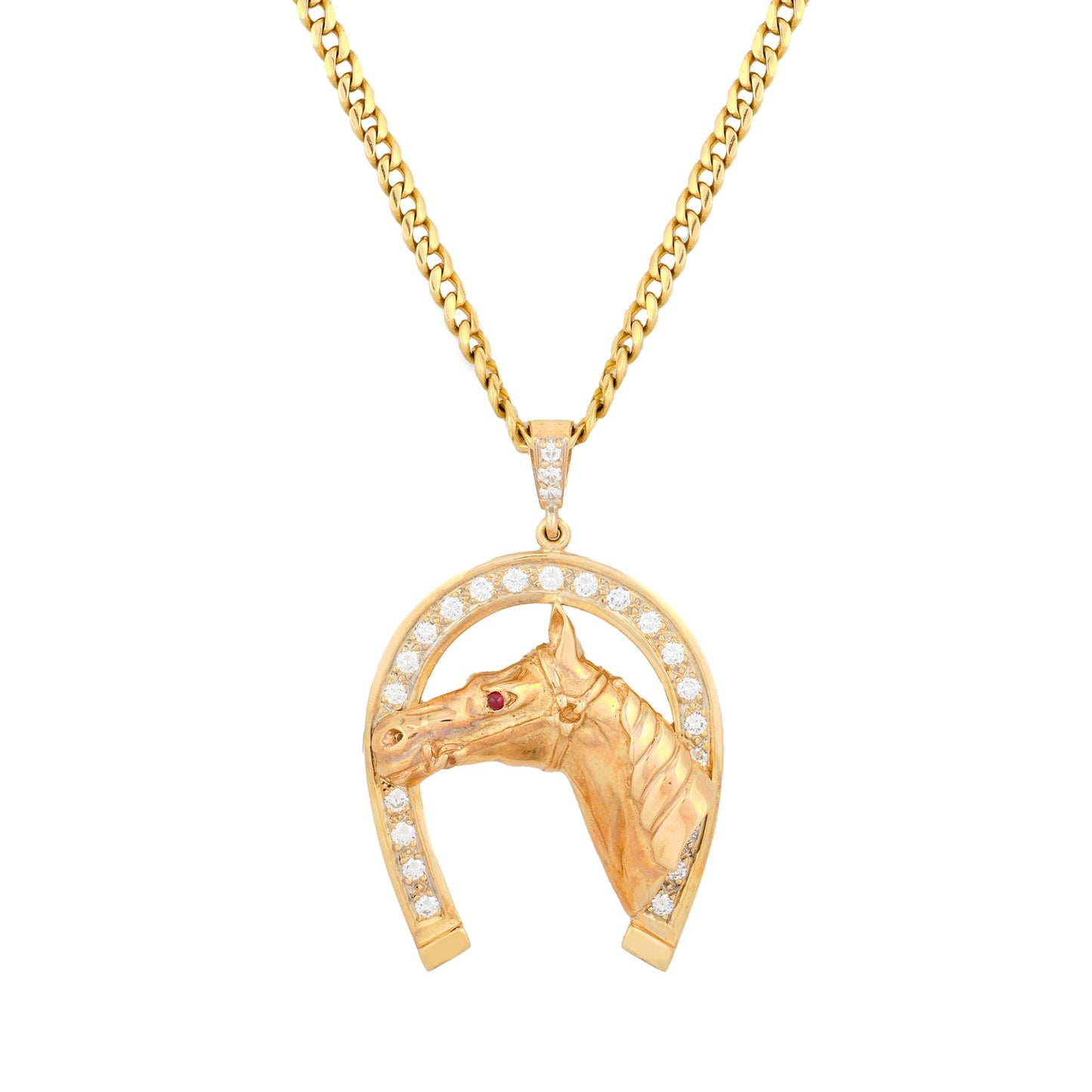 Vintage Equestrian Pendant