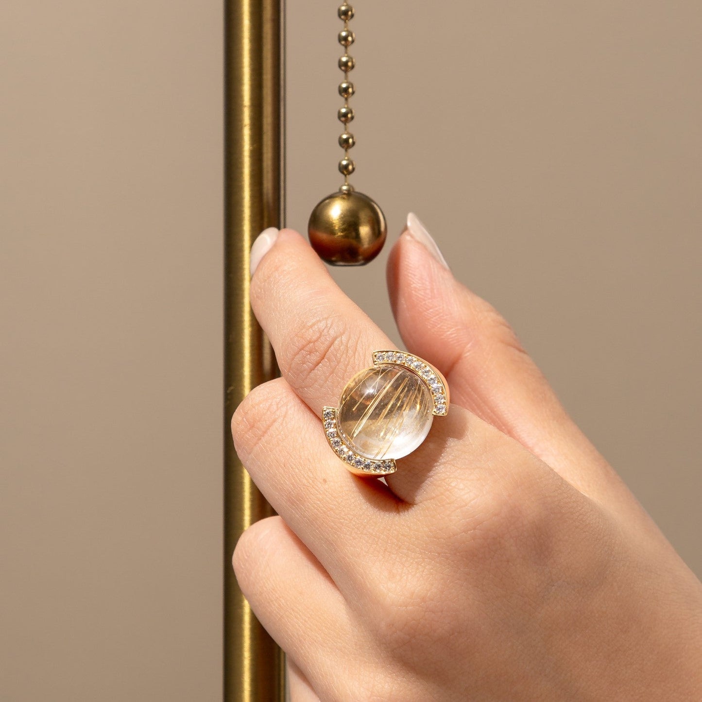 Cartier "So Pretty" Rutile Quartz Ring