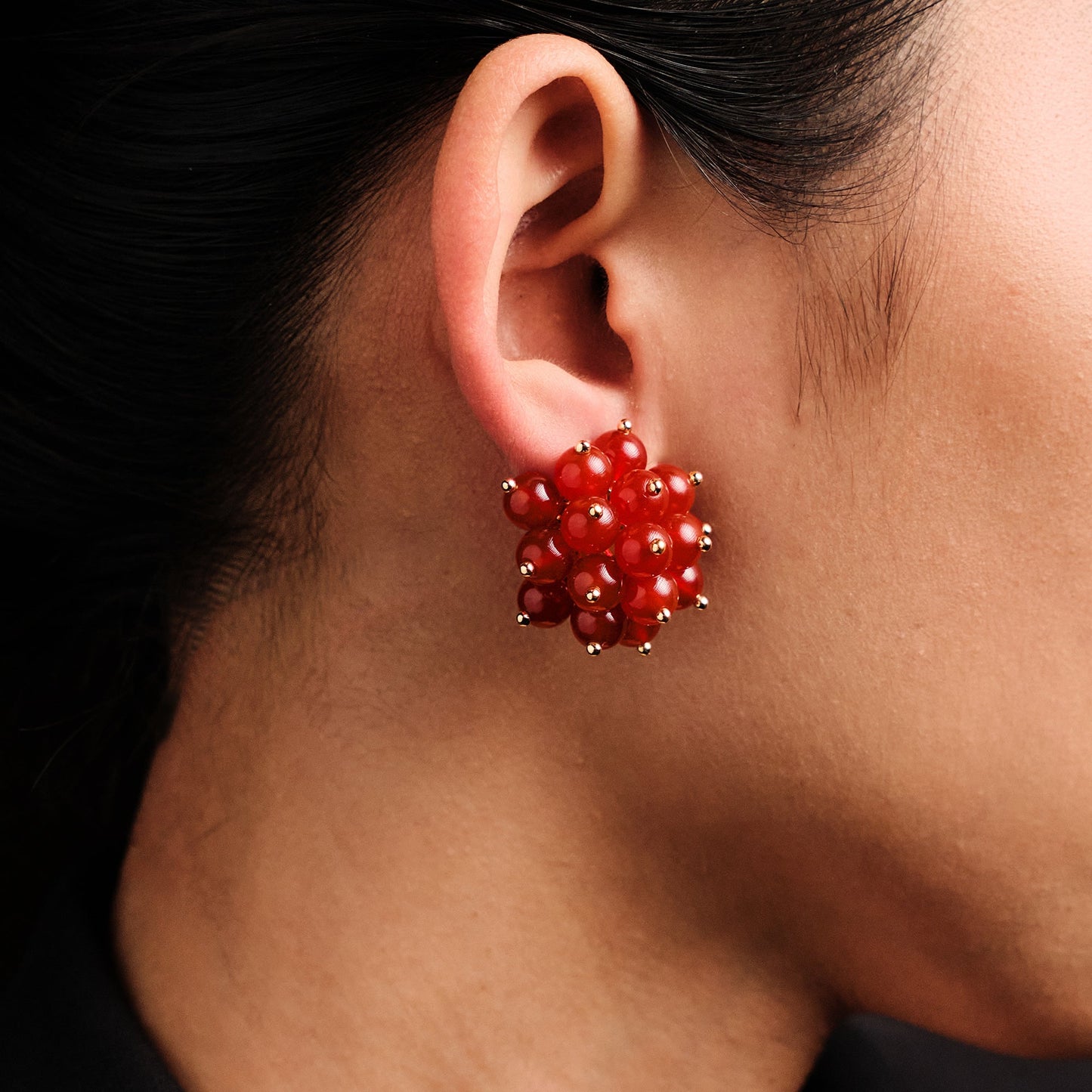 Vintage Carnelian Earrings