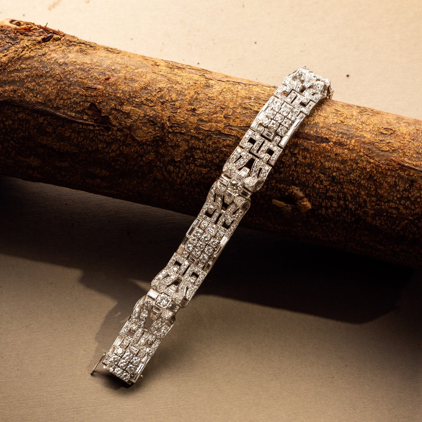 Art Deco Platinum Bracelet