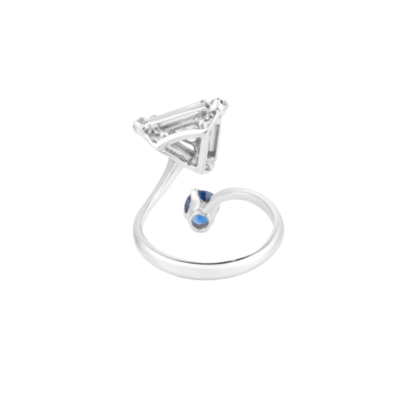 Modernist French Toi & Moi Ring