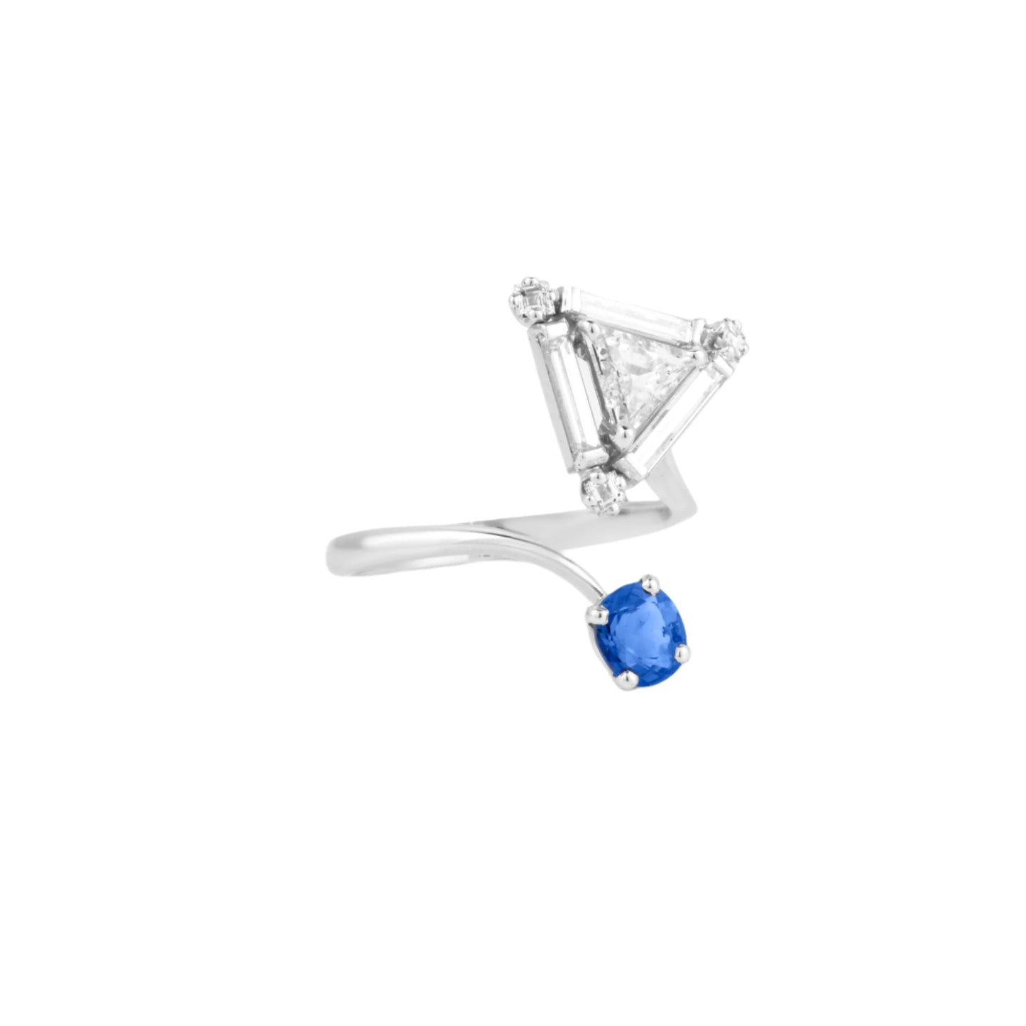 Modernist French Toi & Moi Ring