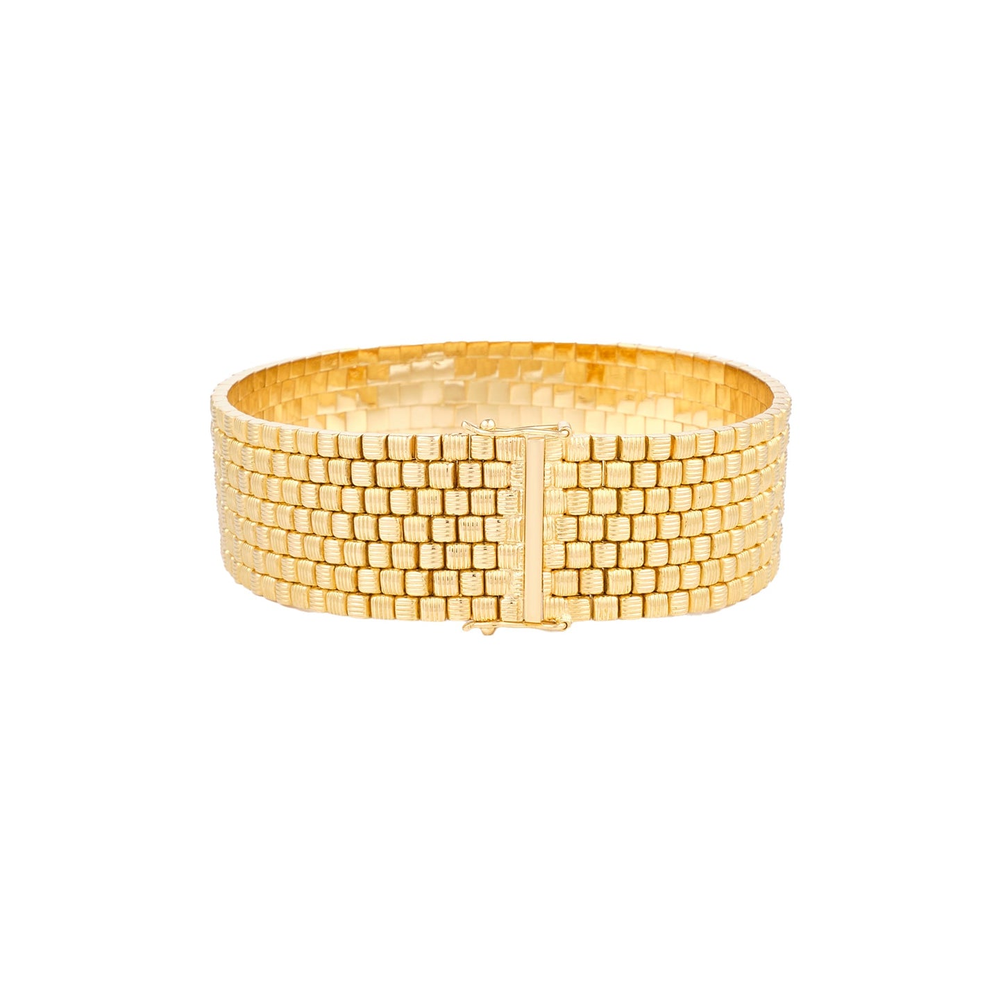 Vintage Gold Textured Bracelet
