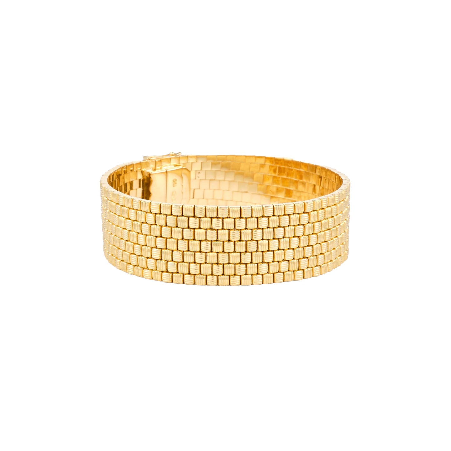 Vintage Gold Textured Bracelet