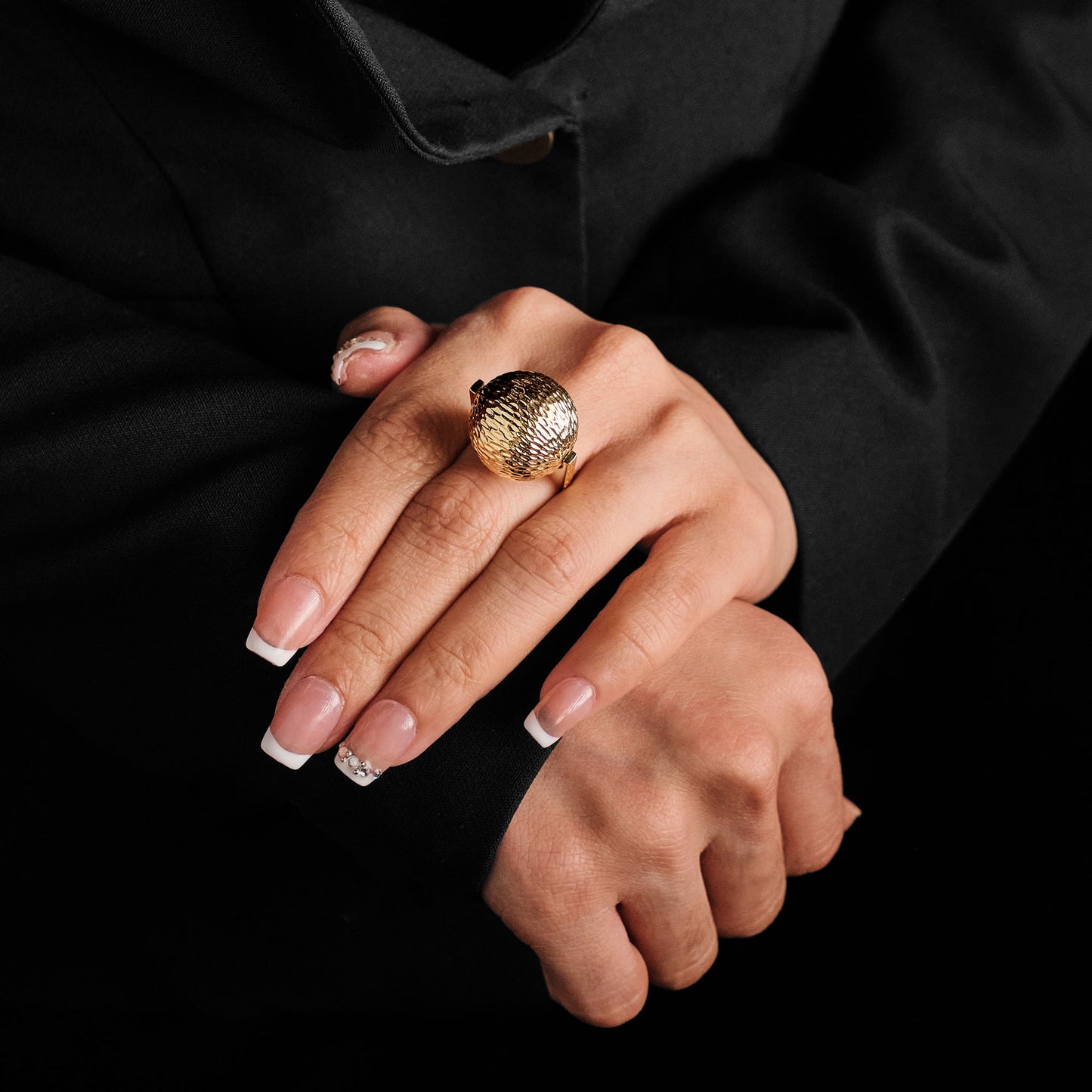 Vintage Spinning Ball Ring