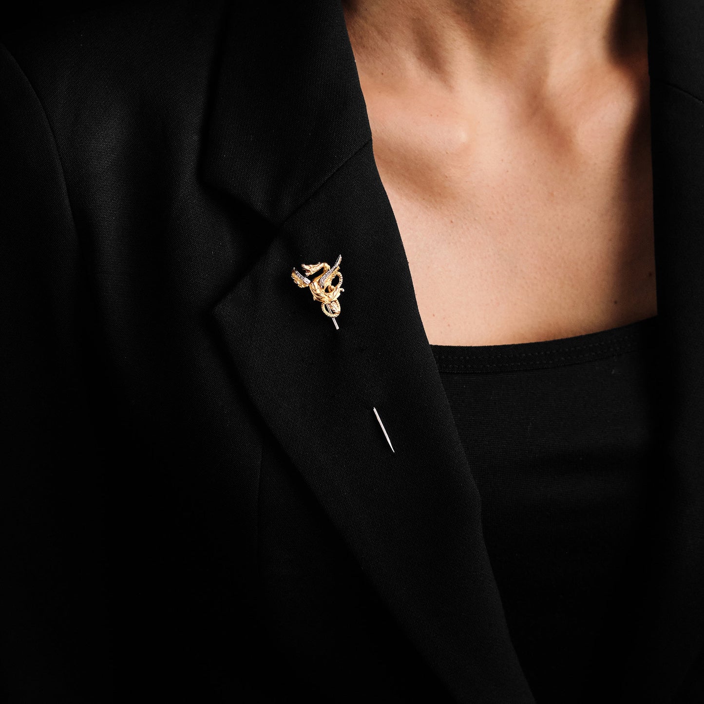 Antique Dragon Pin