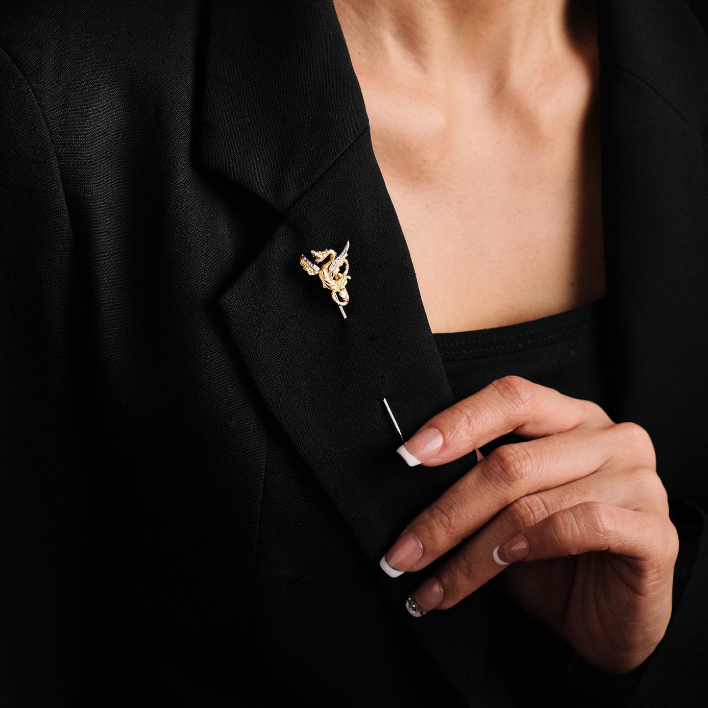 Antique Dragon Pin