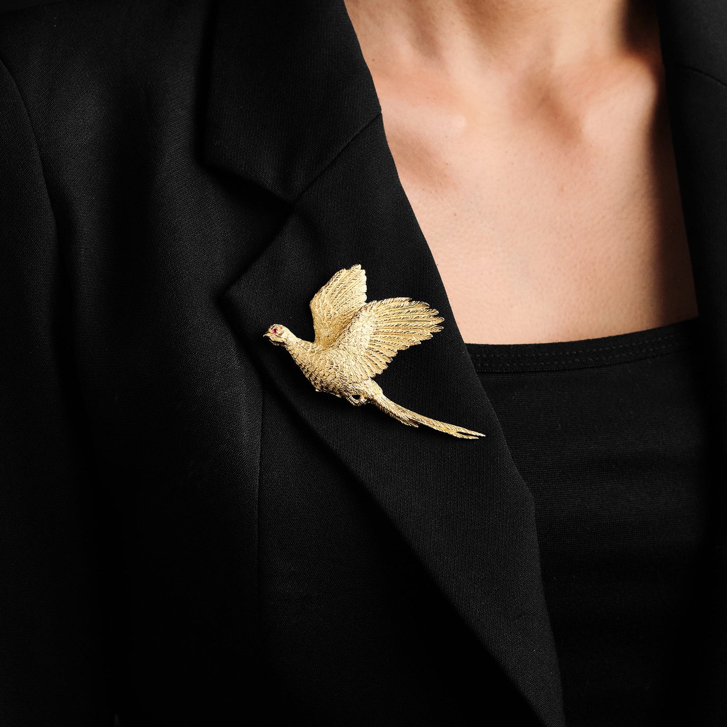 Bry Paris Pheasant Brooch