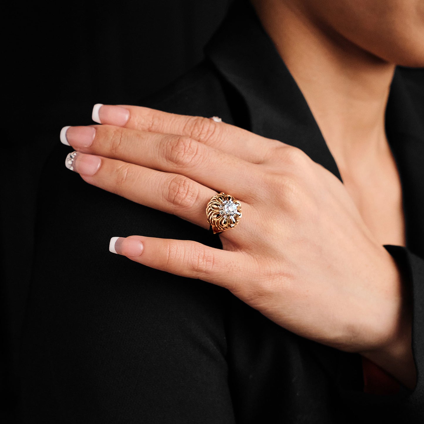 Vintage Flower Ring