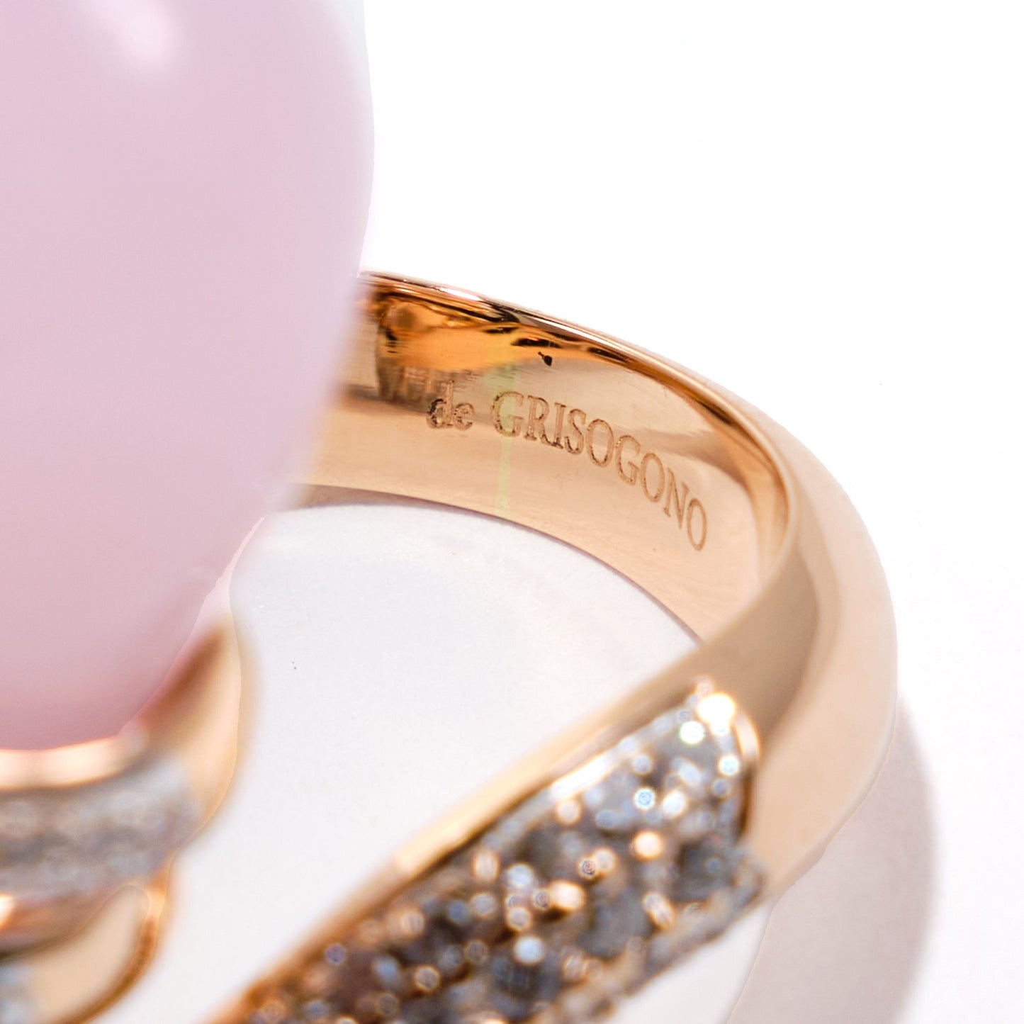 De Grisogono Rose Quartz Ring