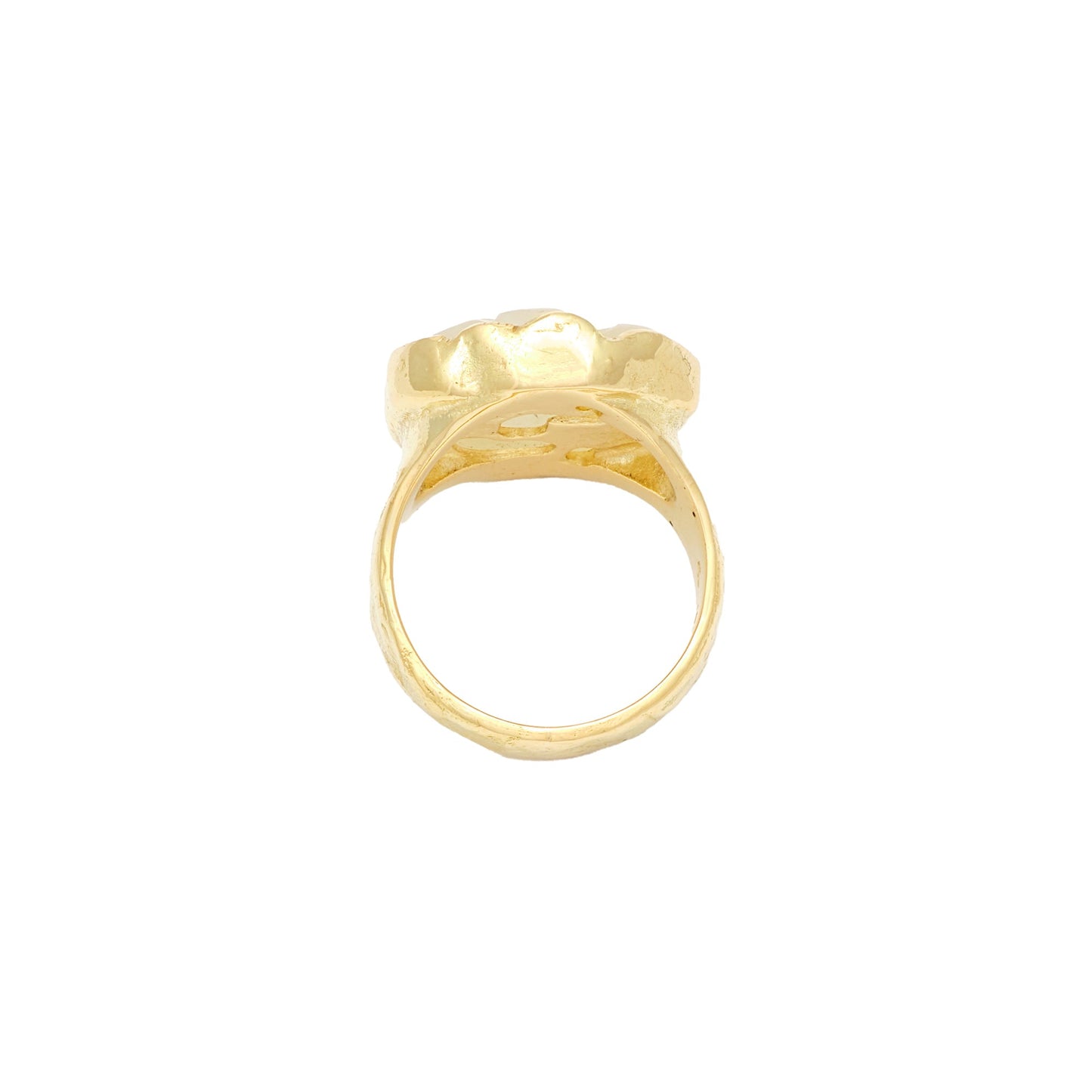 Ed Wiener White Jade Ring