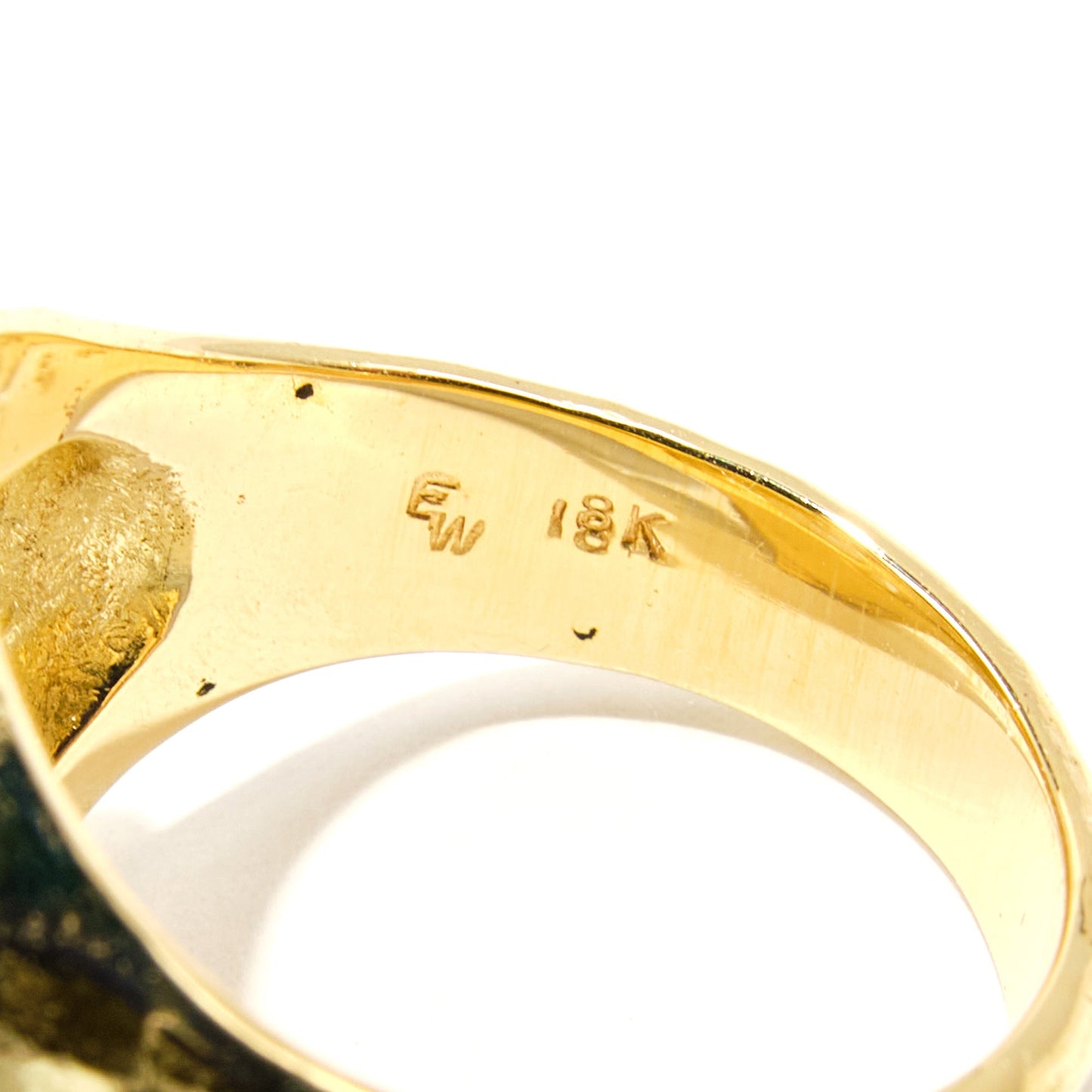Ed Wiener White Jade Ring