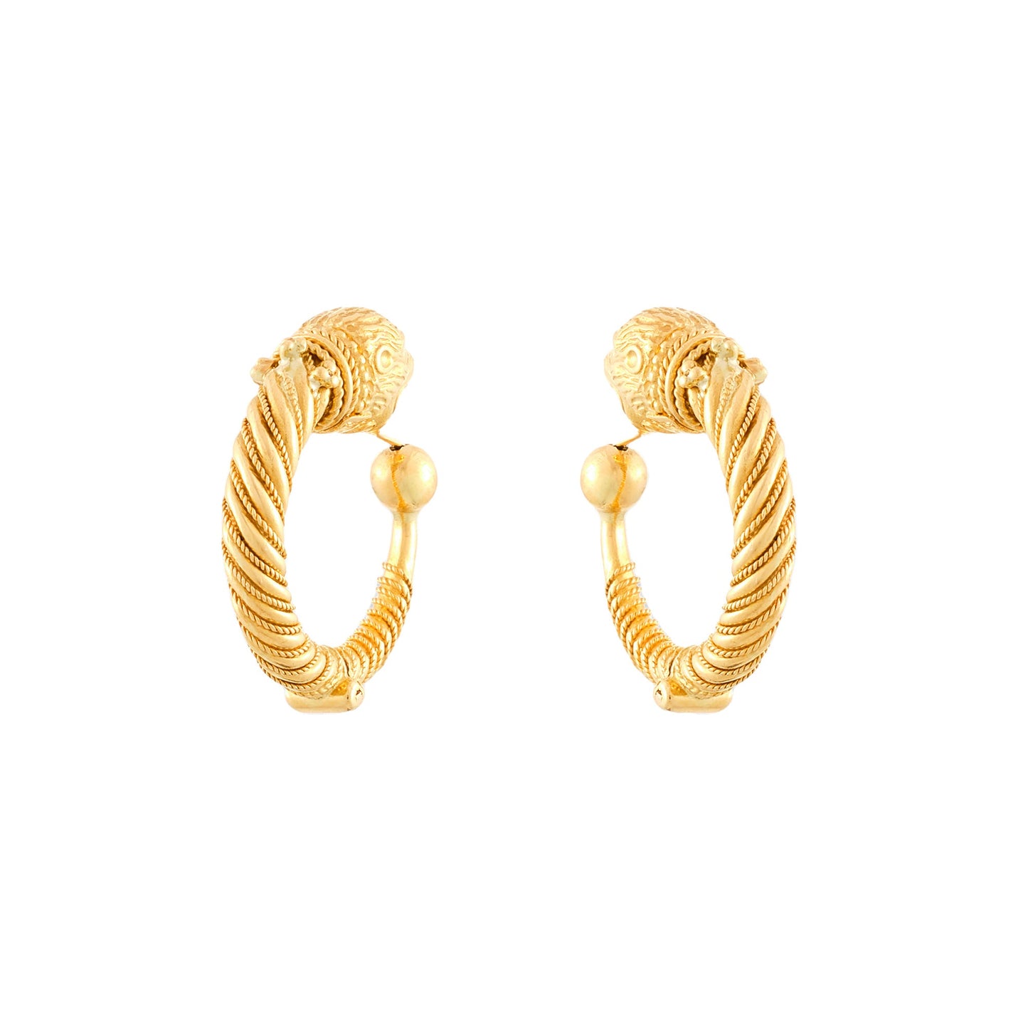 Lalaounis Lion Earrings