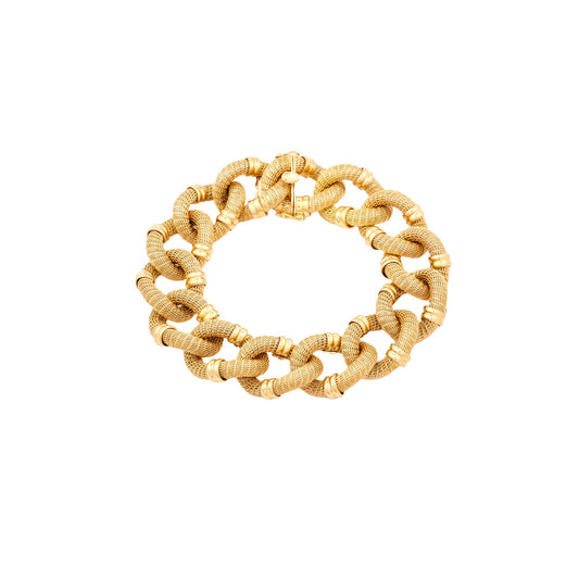 Vintage Gold Link Bracelet