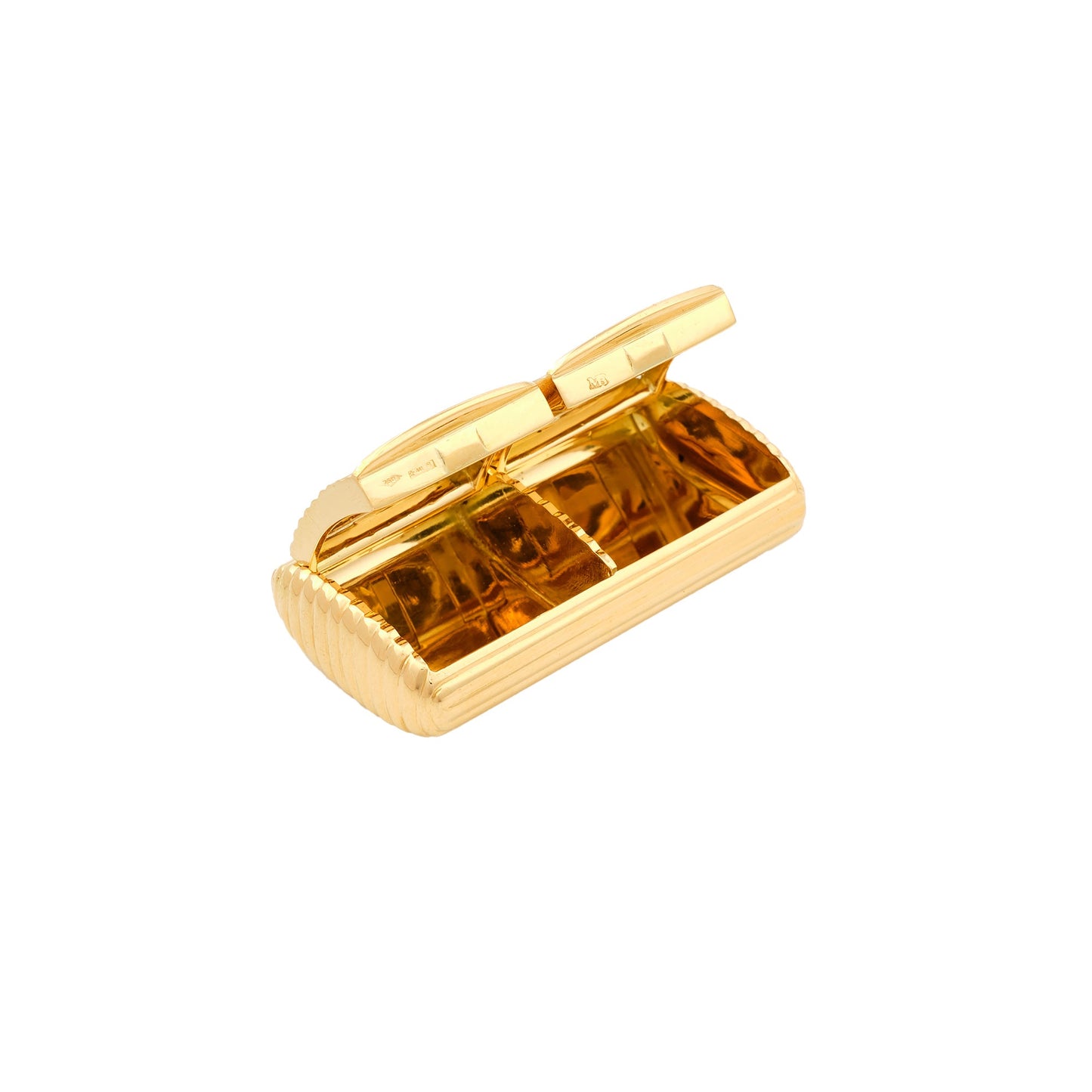Marina B Double Gold Pillbox