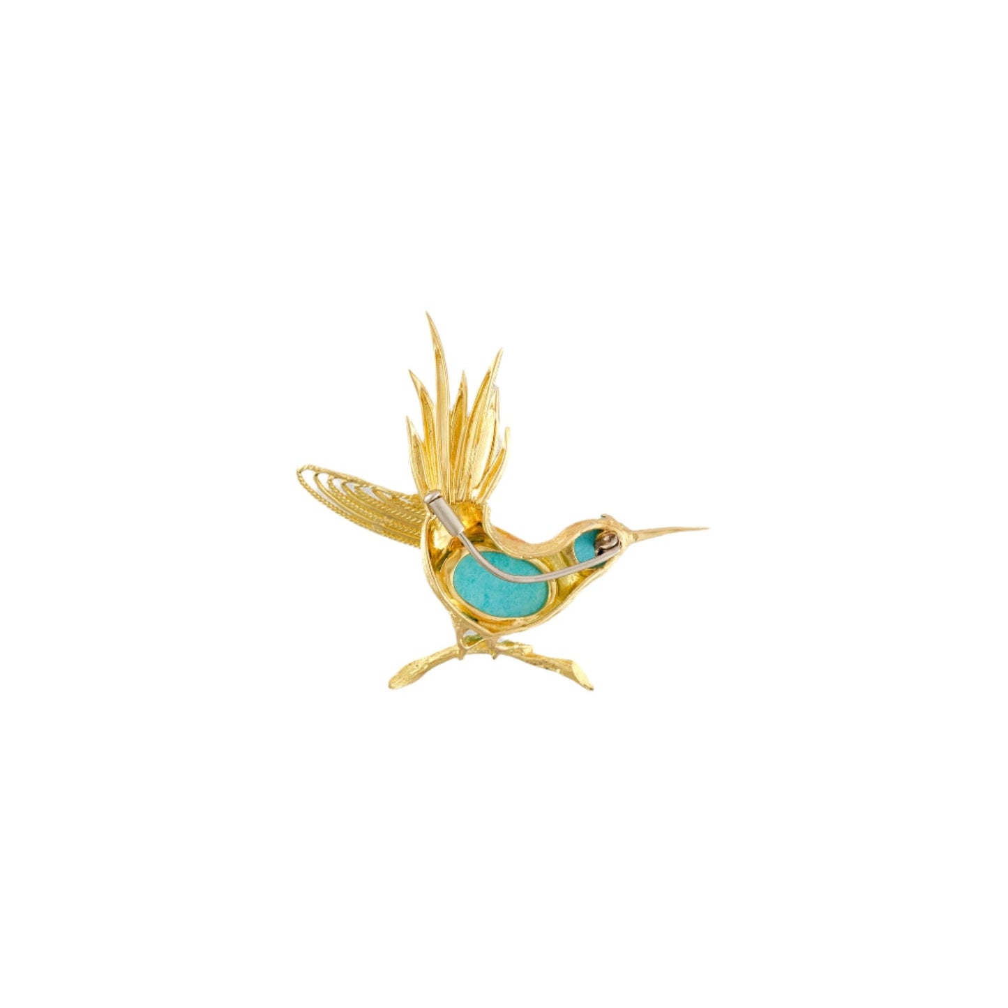 Vintage Hummingbird Brooch