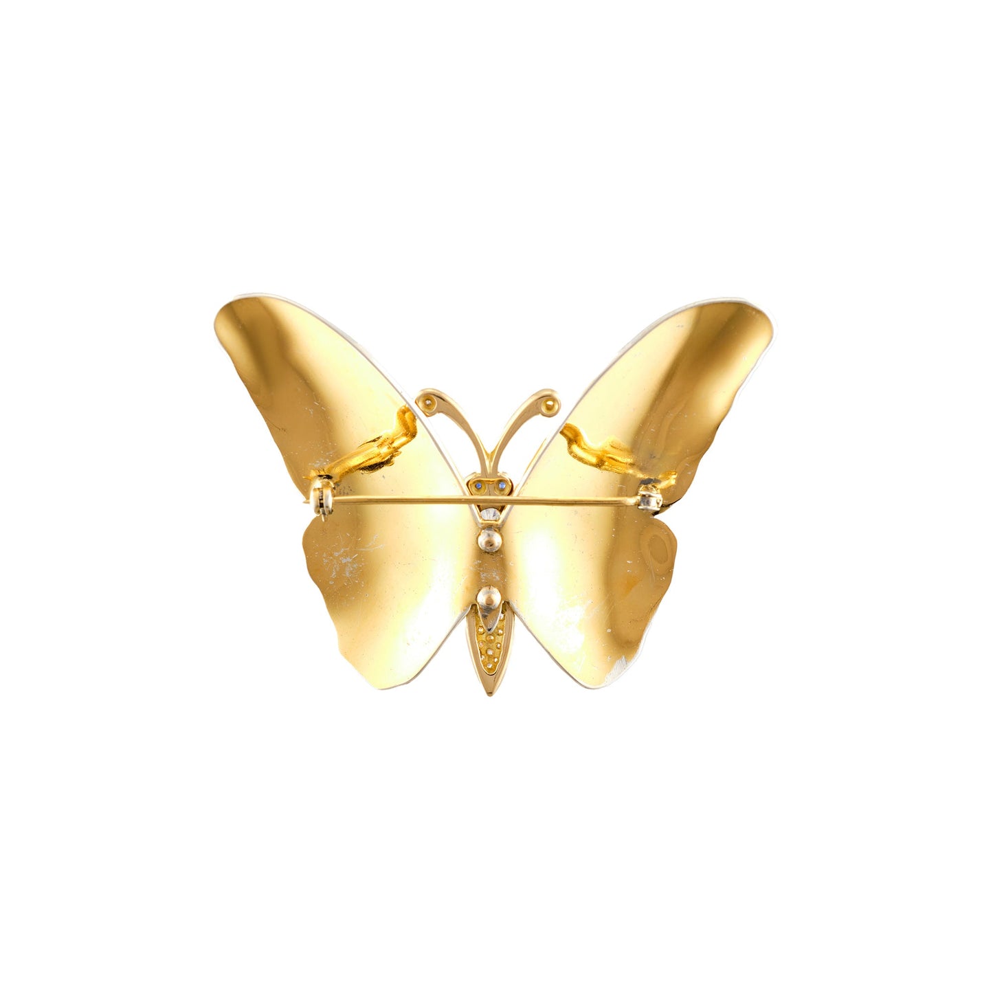 Vintage Enamel Butterfly Brooch