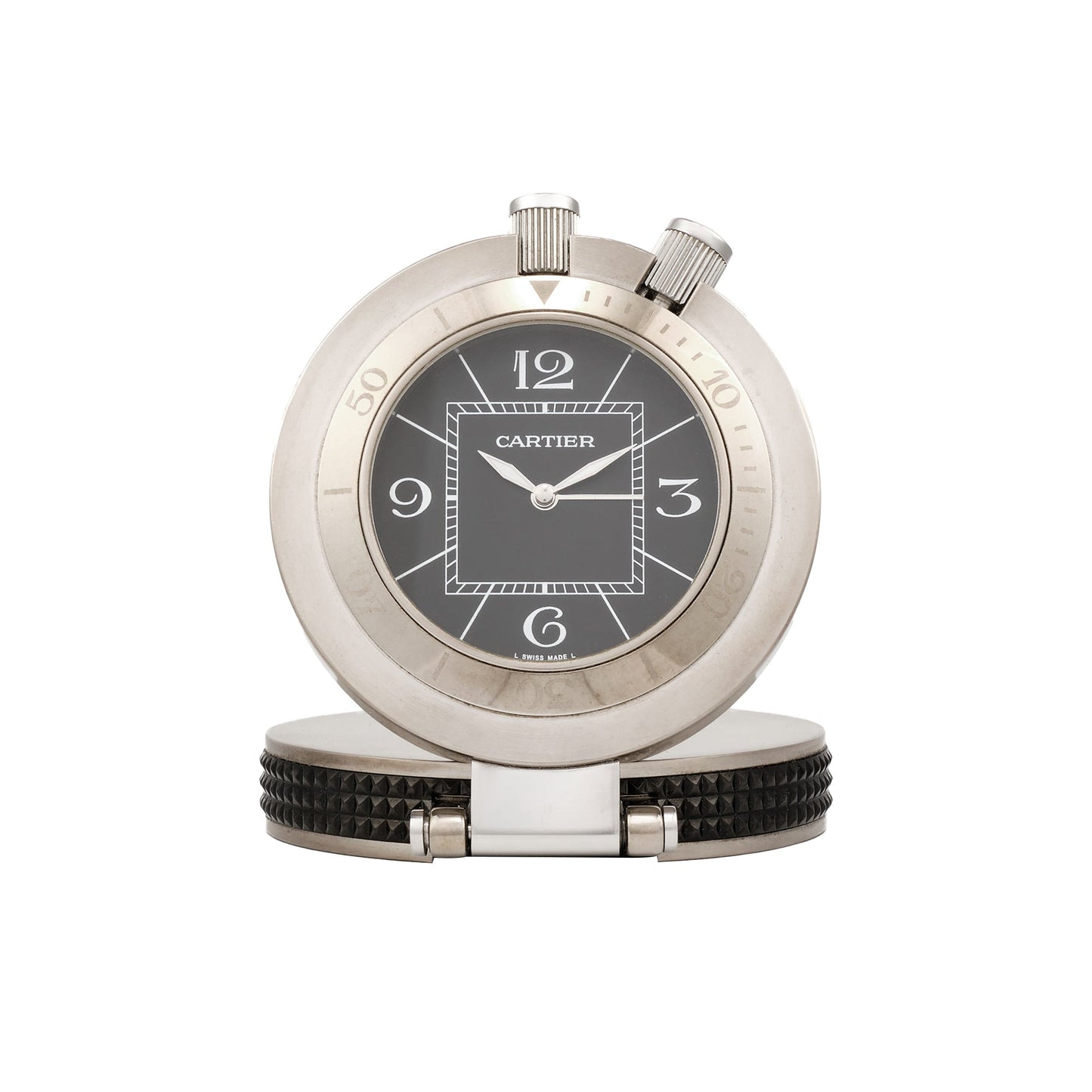 Cartier Pasha Pendulette Alarm Desk Clock