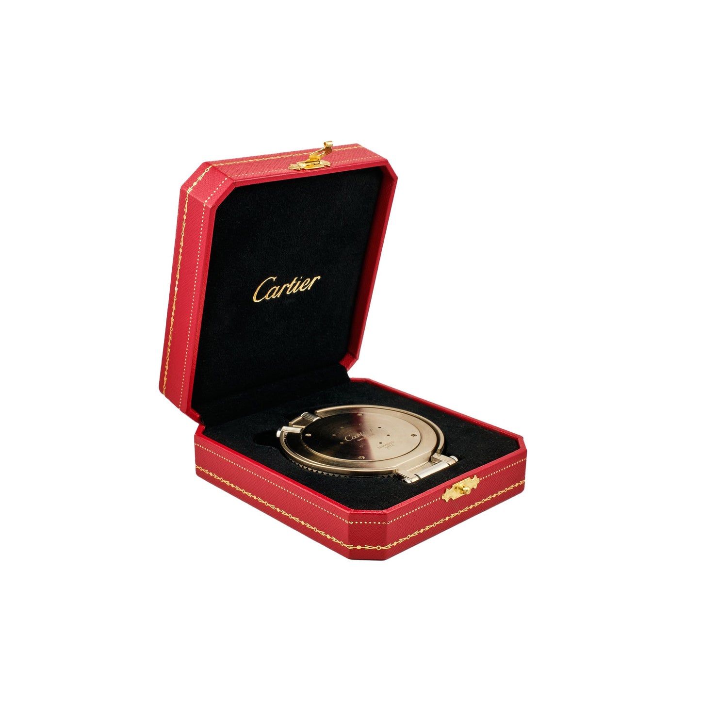 Cartier Pasha Pendulette Alarm Desk Clock