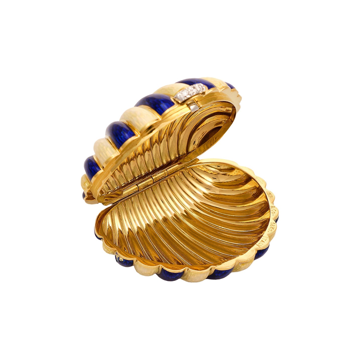 Spaulding & Co. Enamel Pill Box