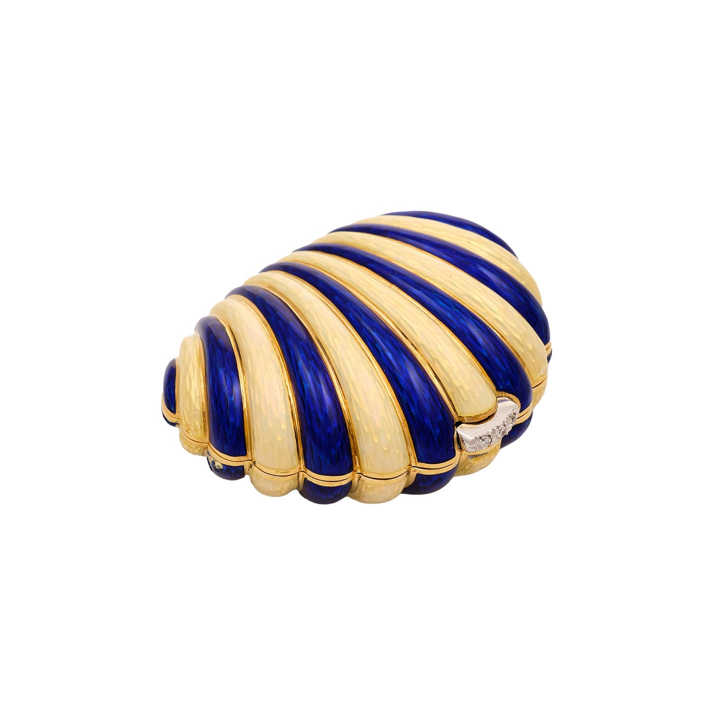 Spaulding & Co. Enamel Pill Box