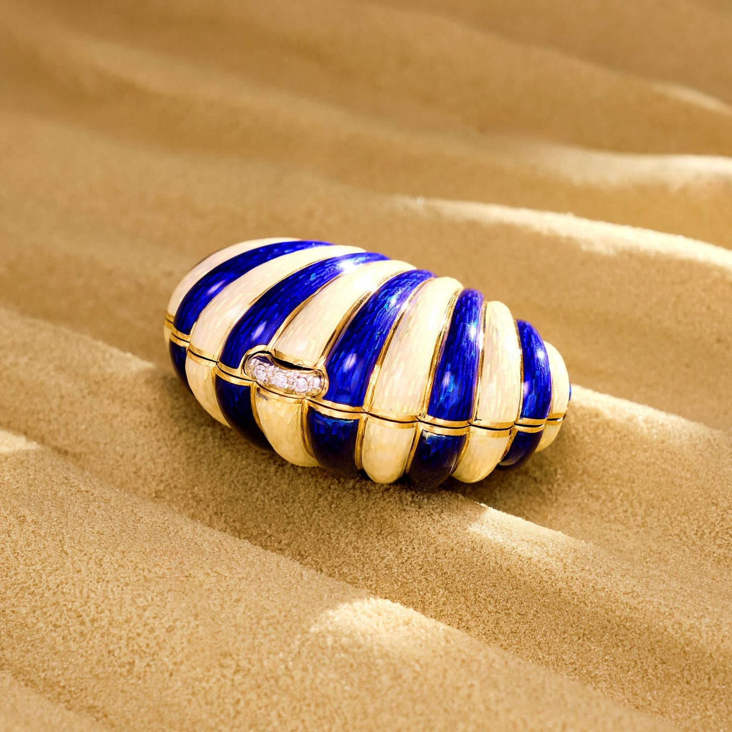 Spaulding & Co. Enamel Pill Box