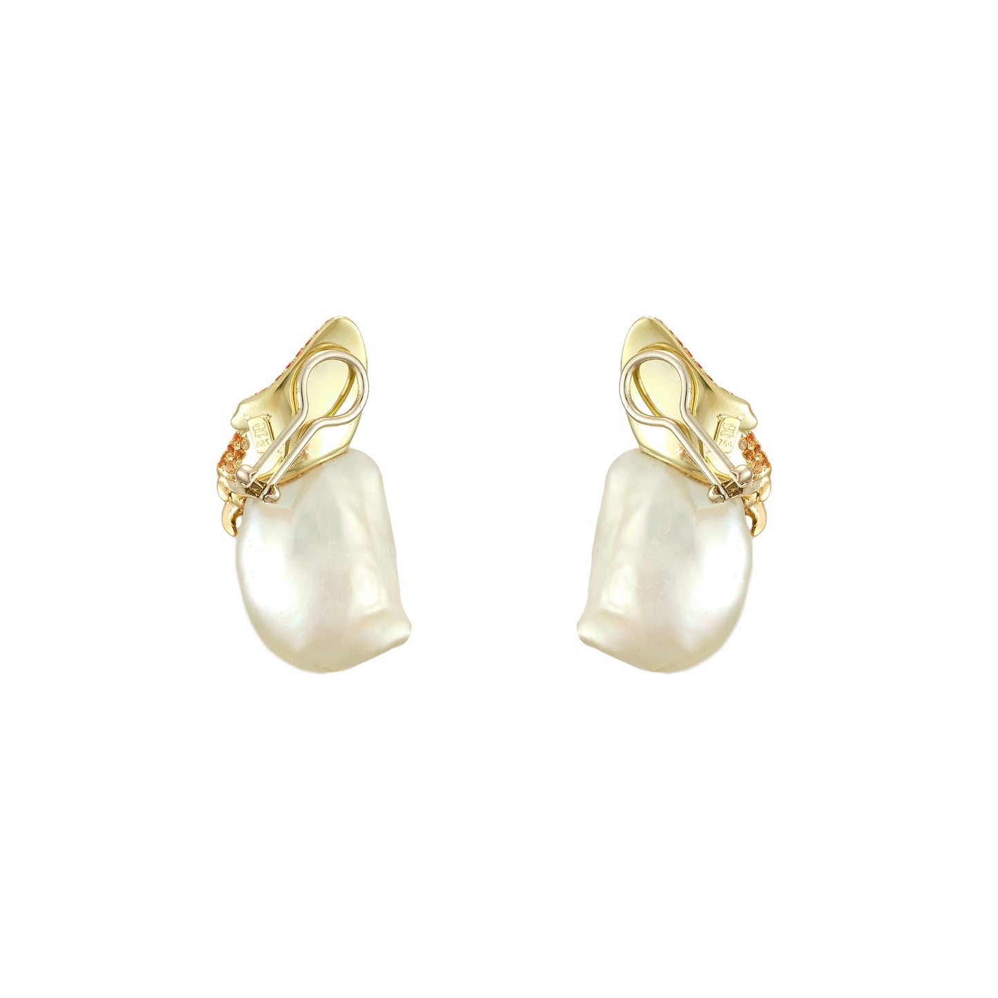 Andre Marcha Pearl Earrings