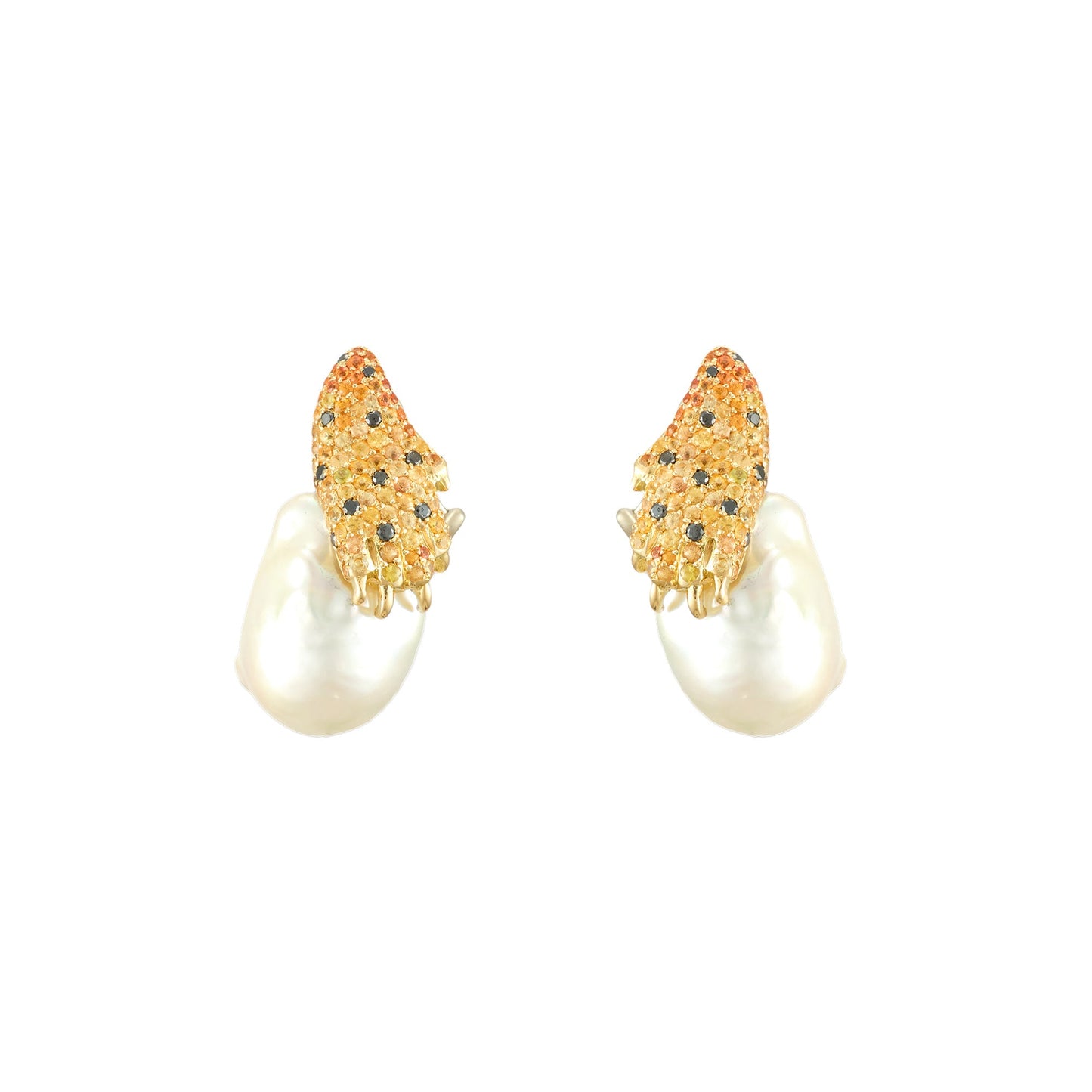 Andre Marcha Pearl Earrings