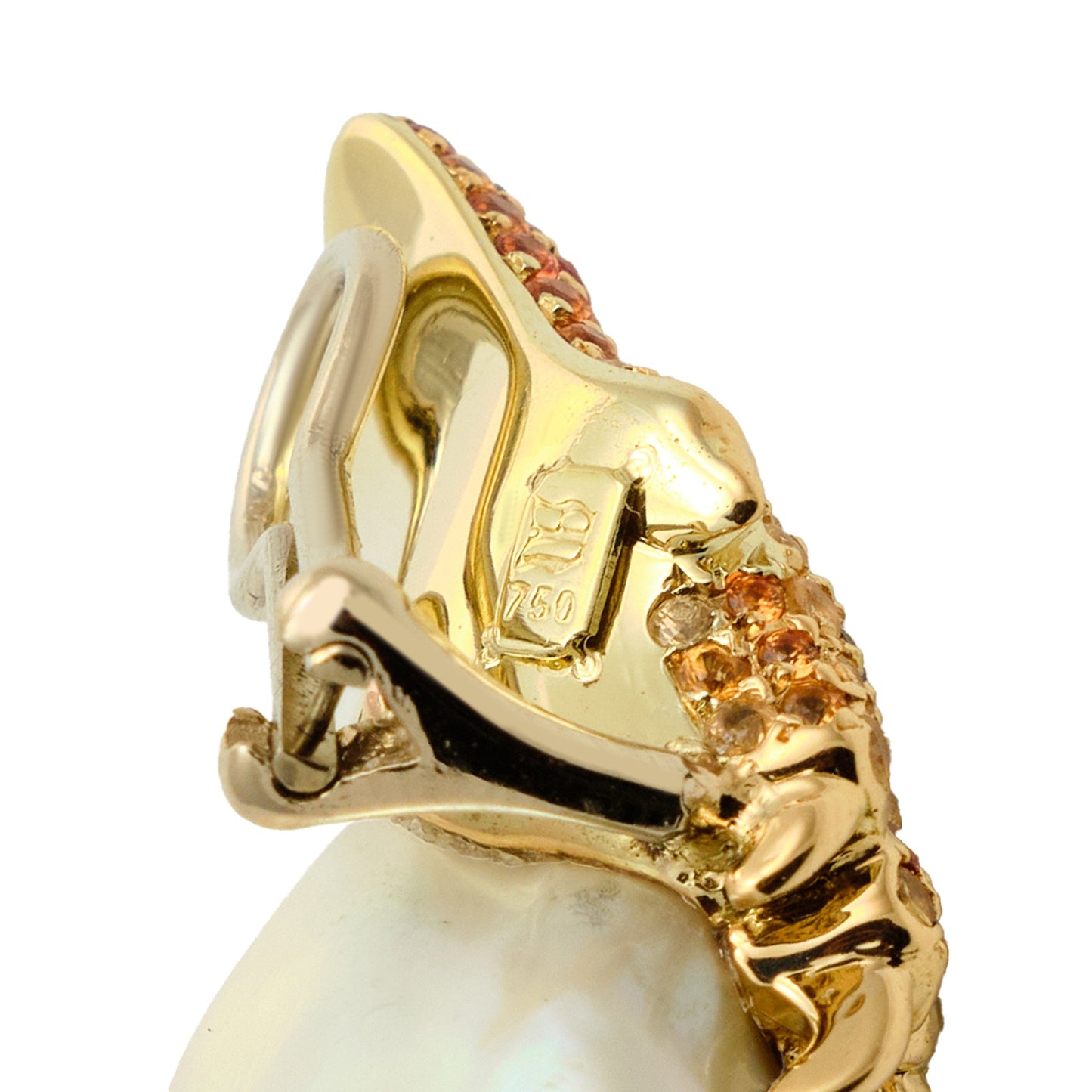 Andre Marcha Pearl Earrings