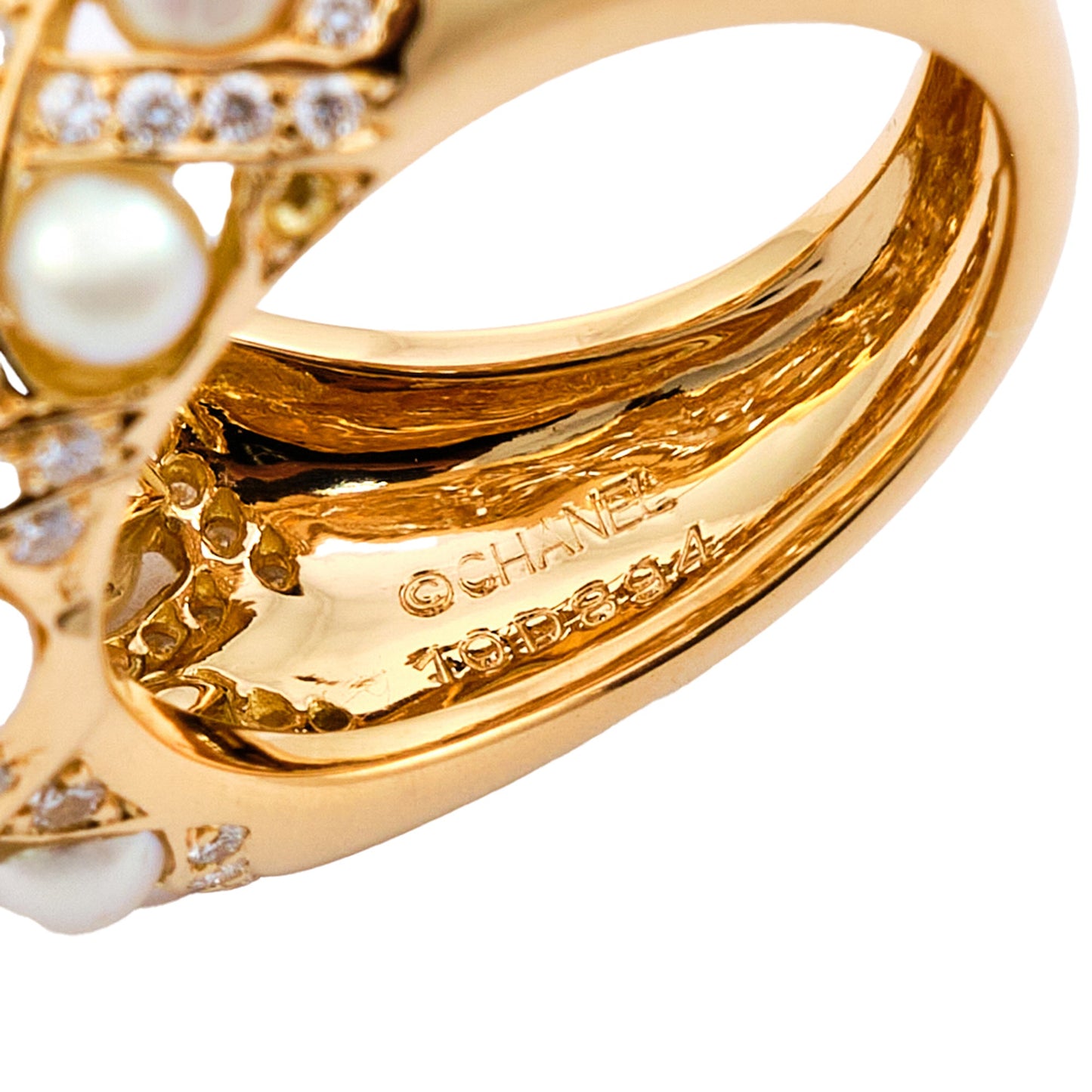 Chanel ‘Matelassée’ Baroque Ring
