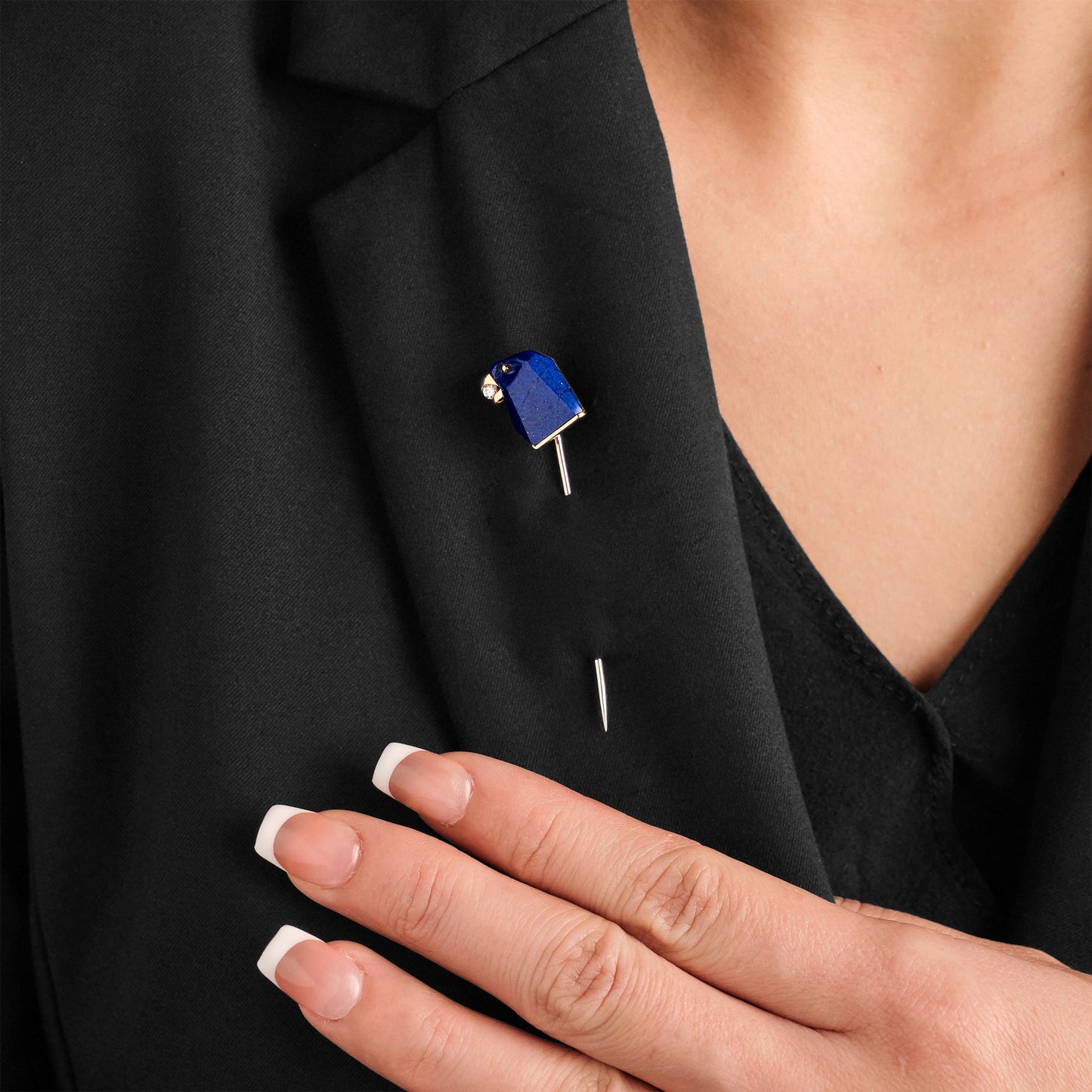 Asprey Eagle Head Stick Pin