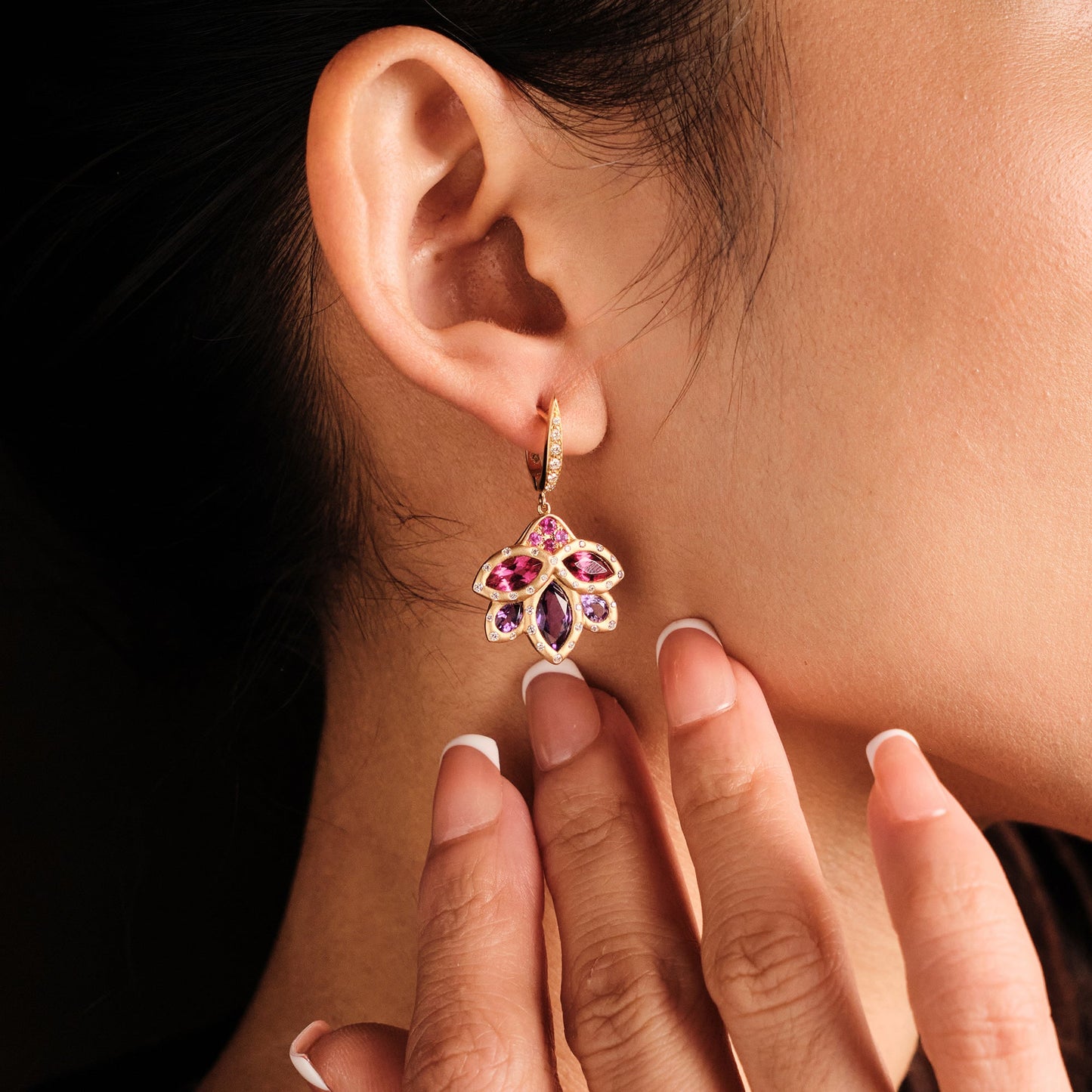 Alexandra Rosier "Indian Flower" Earrings