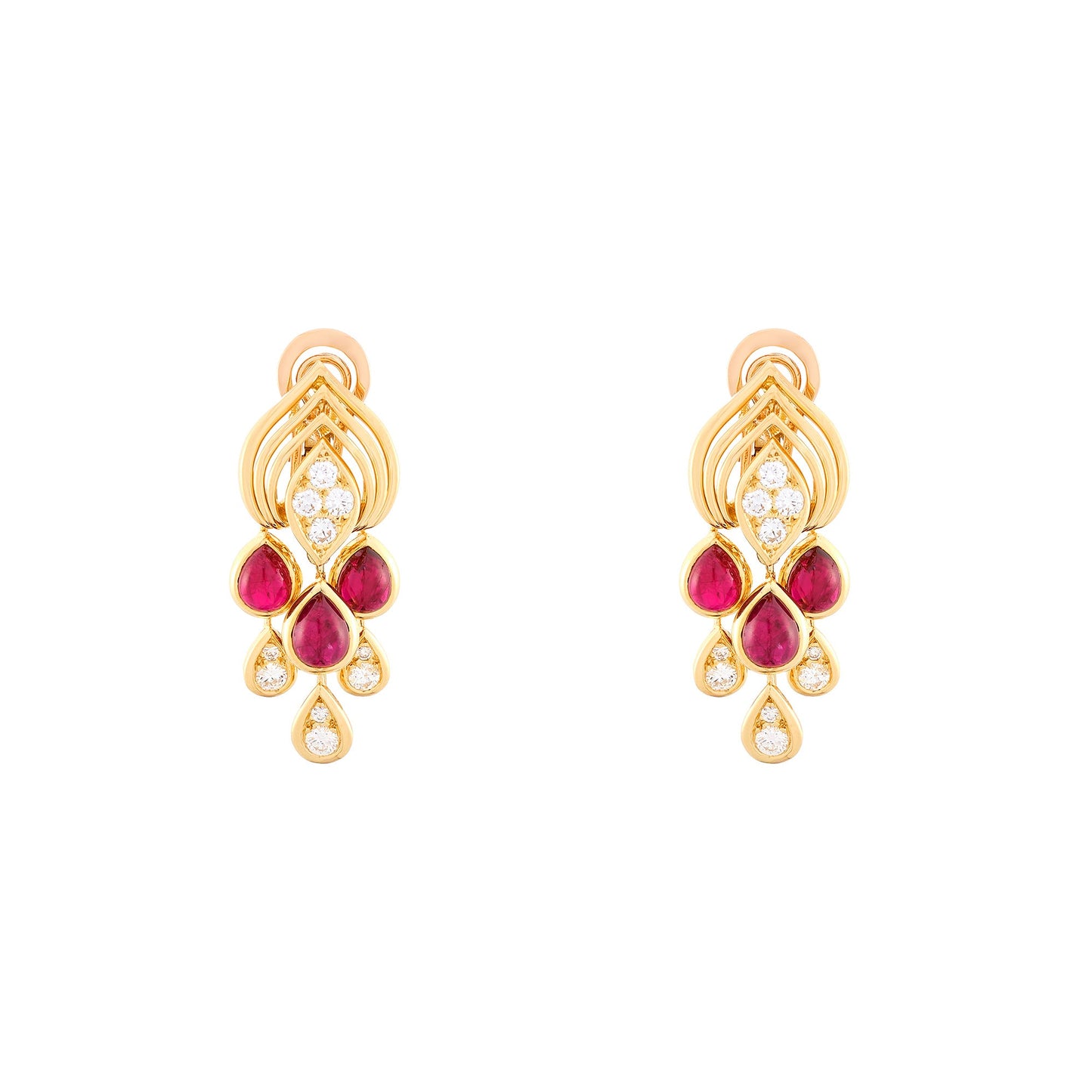 Andre Vassort Ruby Earrings