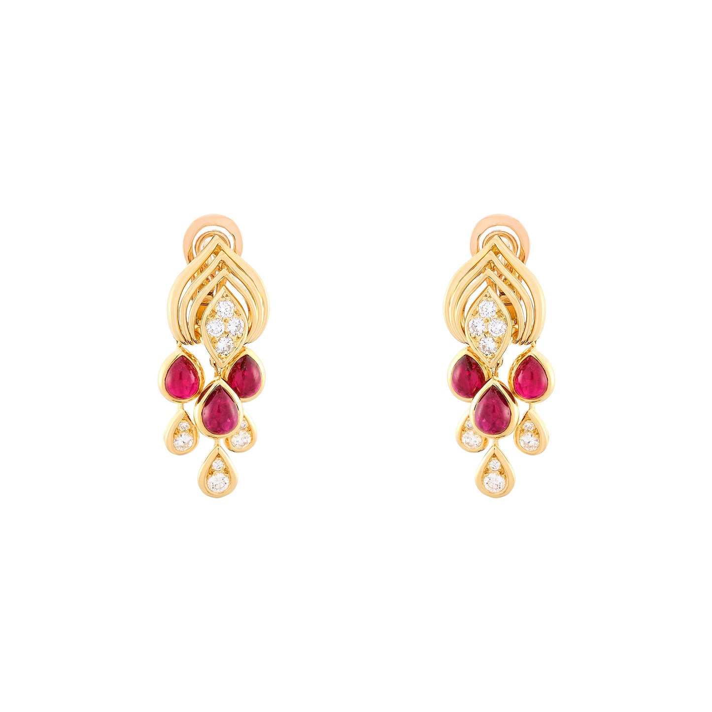 Andre Vassort Ruby Earrings