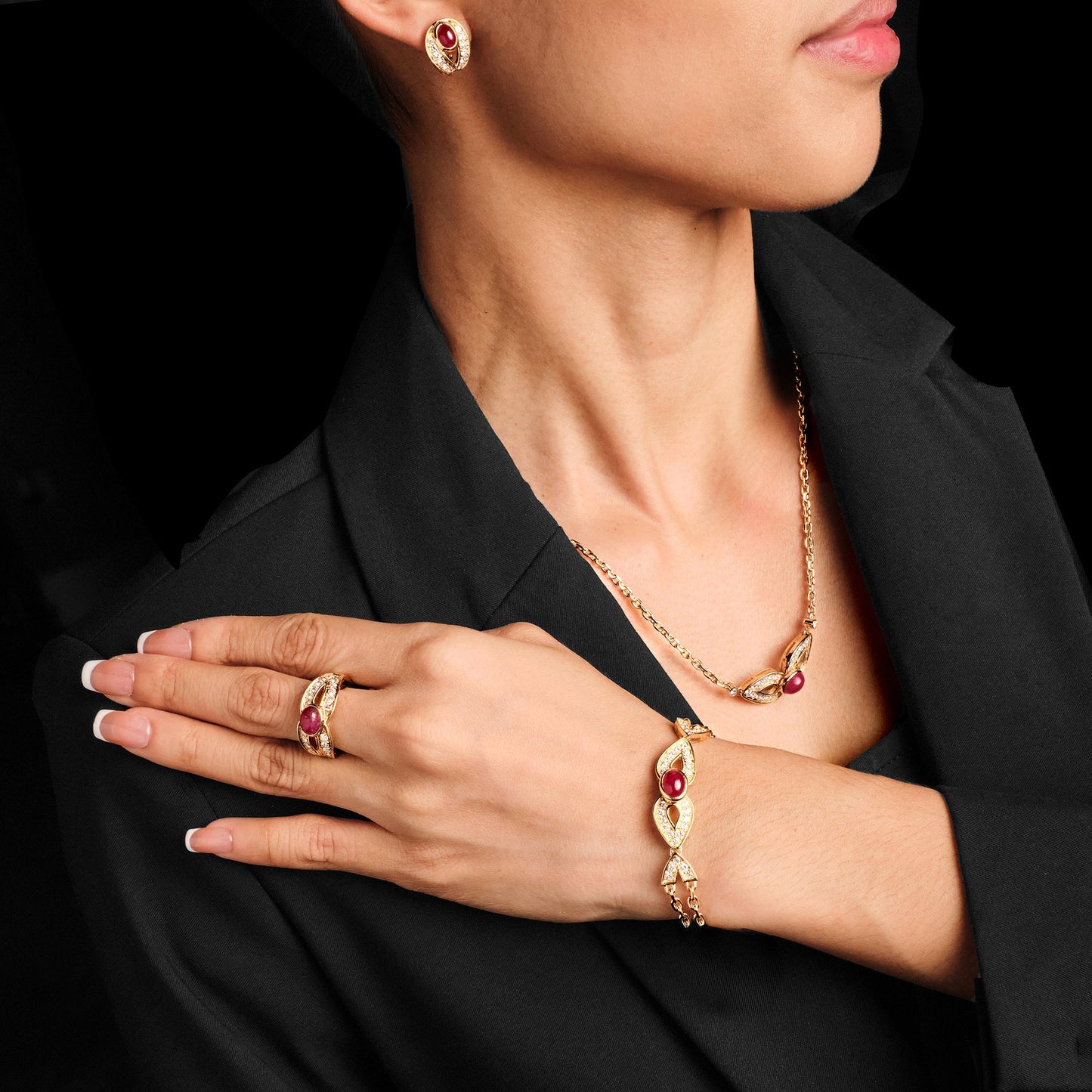 Boucheron Ruby Set
