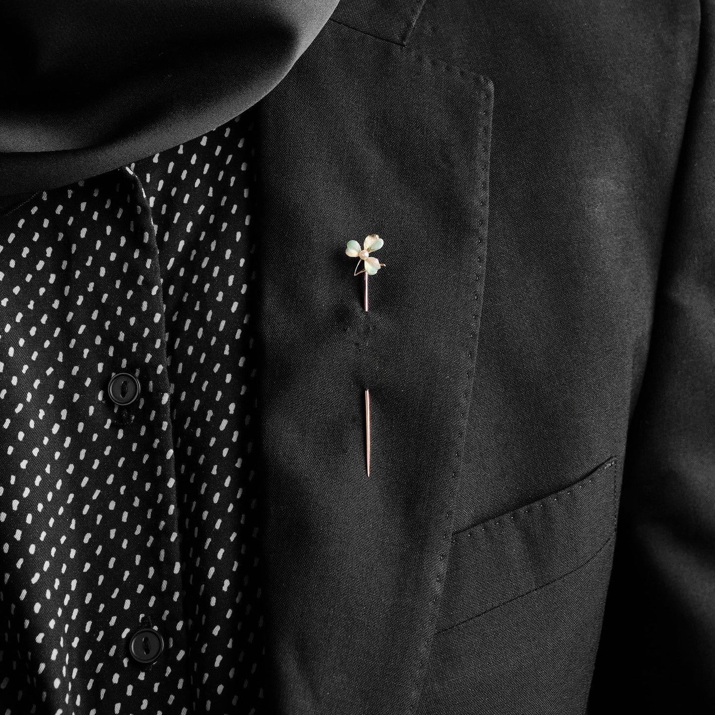 Antique Flower Stick Pin