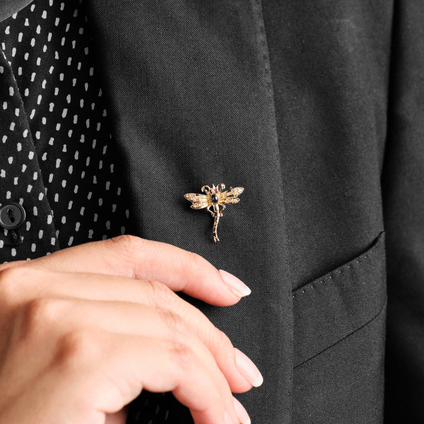 Antique Dragonfly Brooch